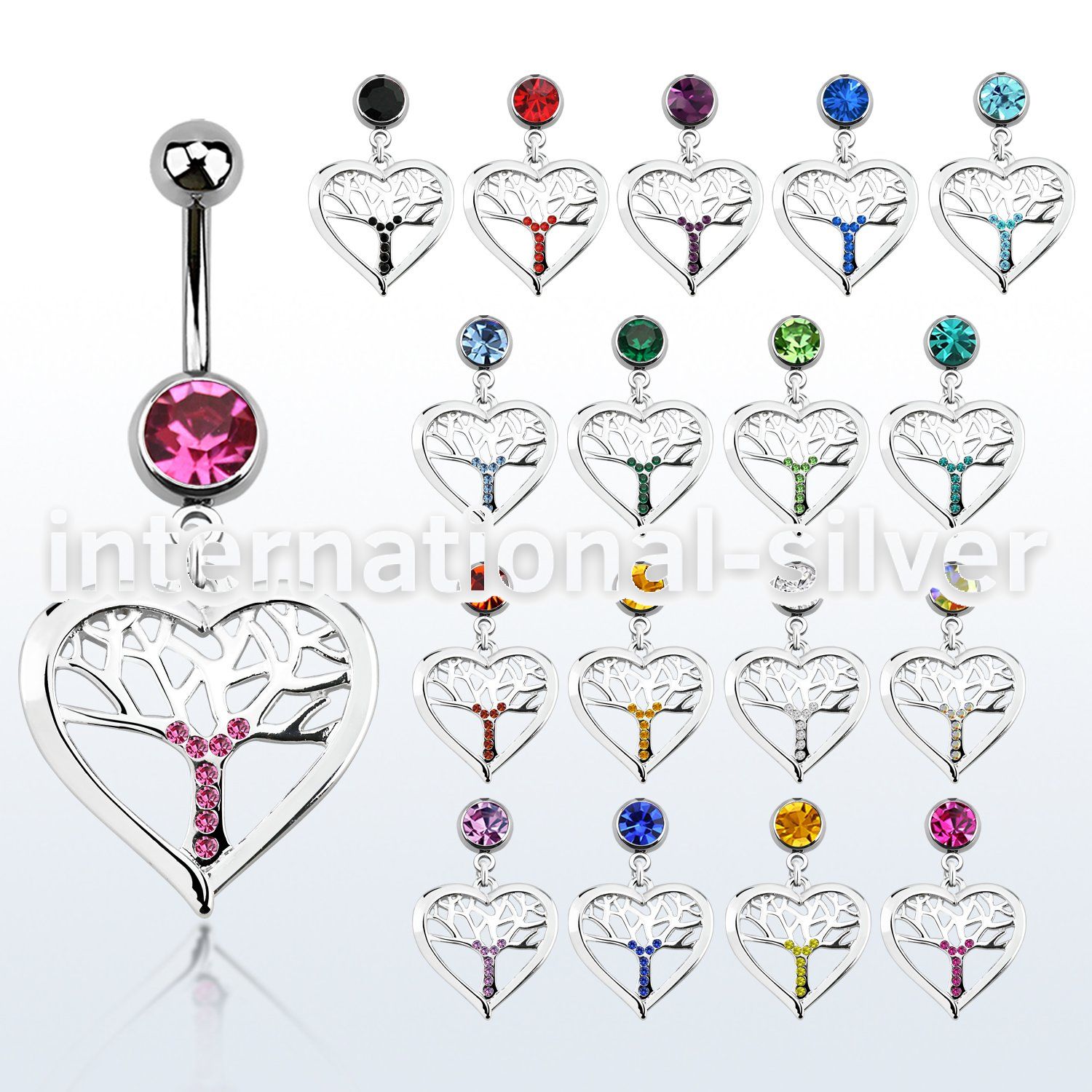 mcd751 belly rings surgical steel 316l belly button