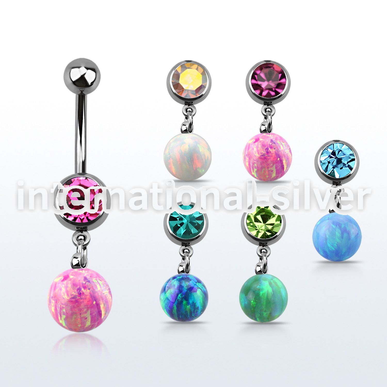 mcd754 belly rings surgical steel 316l belly button