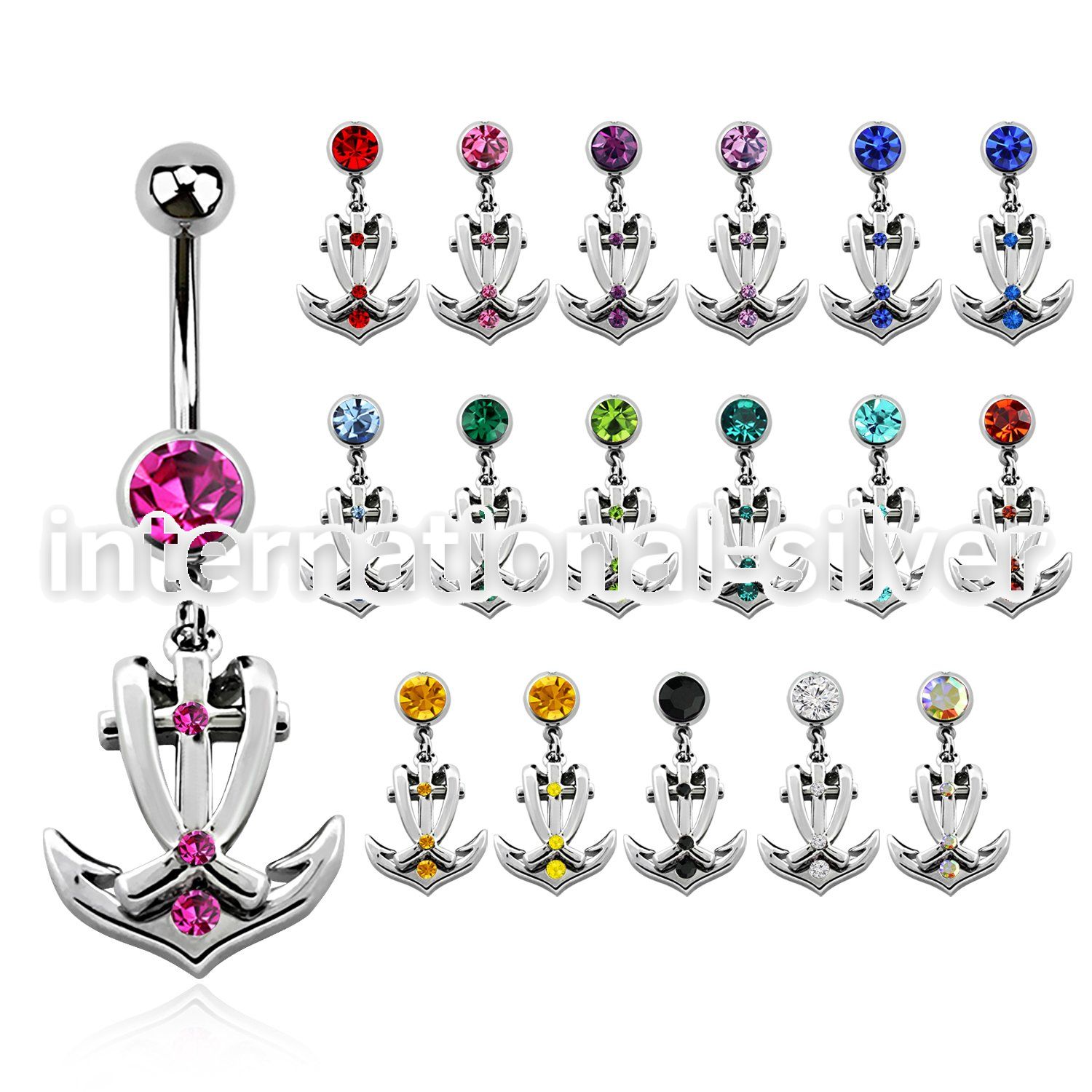 mcda2 belly rings surgical steel 316l belly button