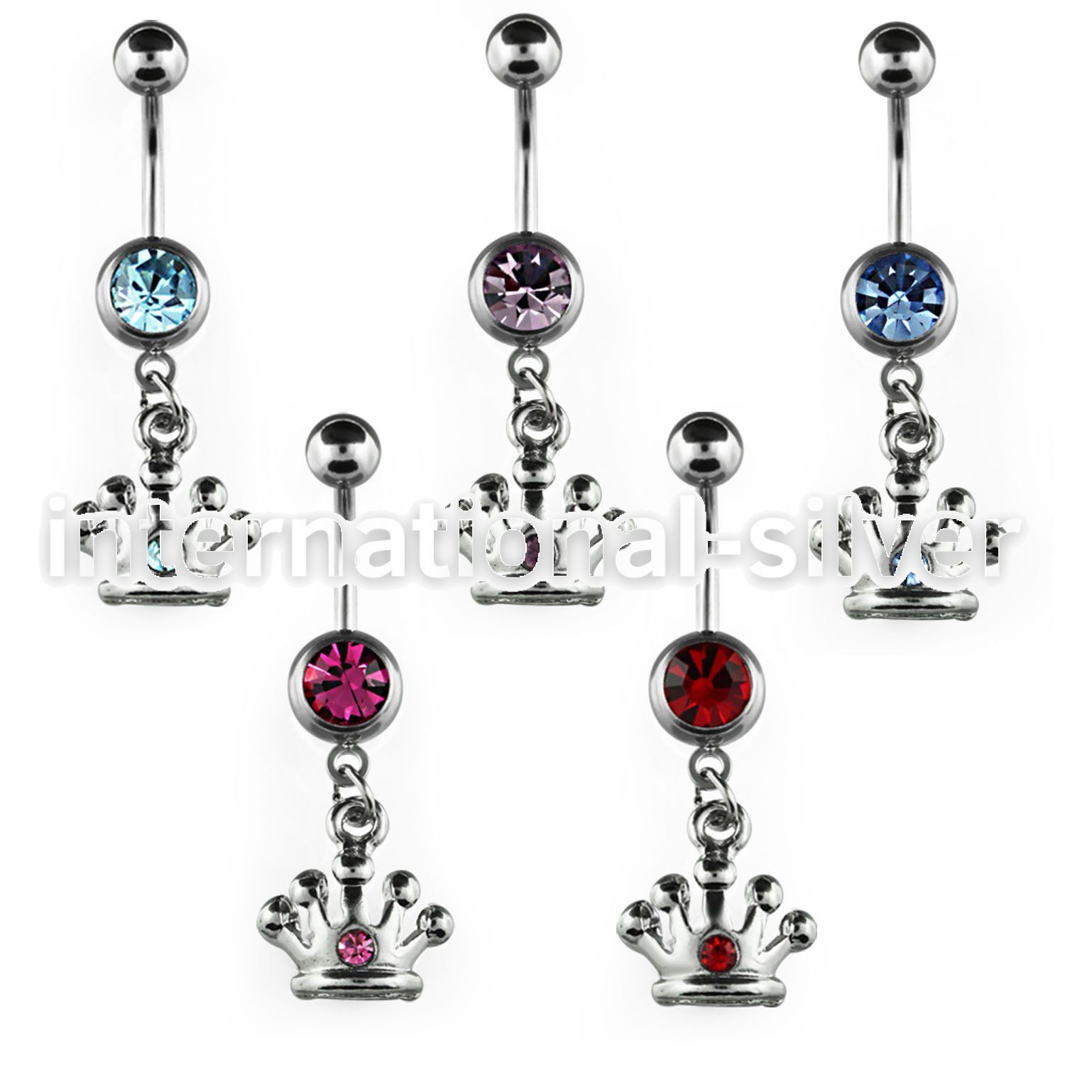 mcdcr2 belly rings surgical steel 316l belly button