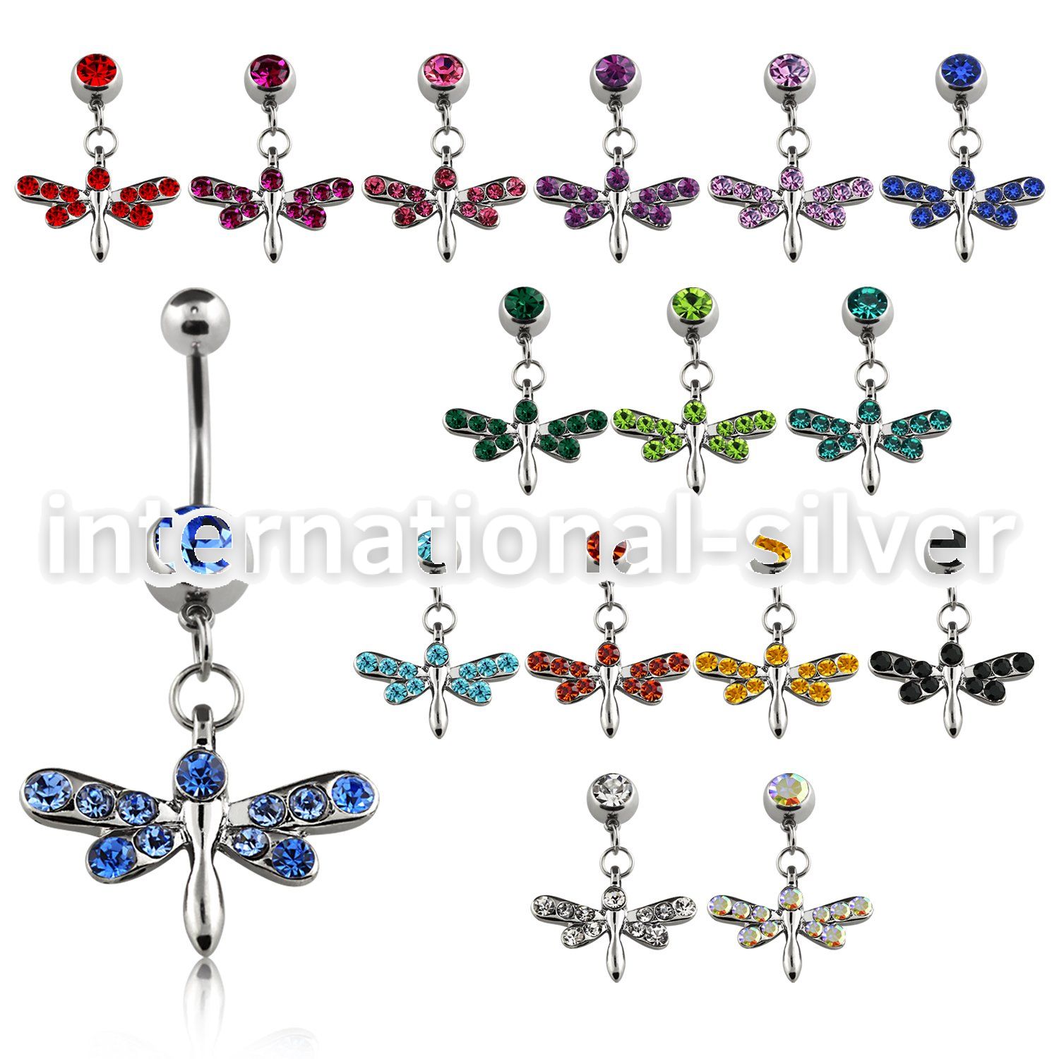 mcddg belly rings surgical steel 316l belly button