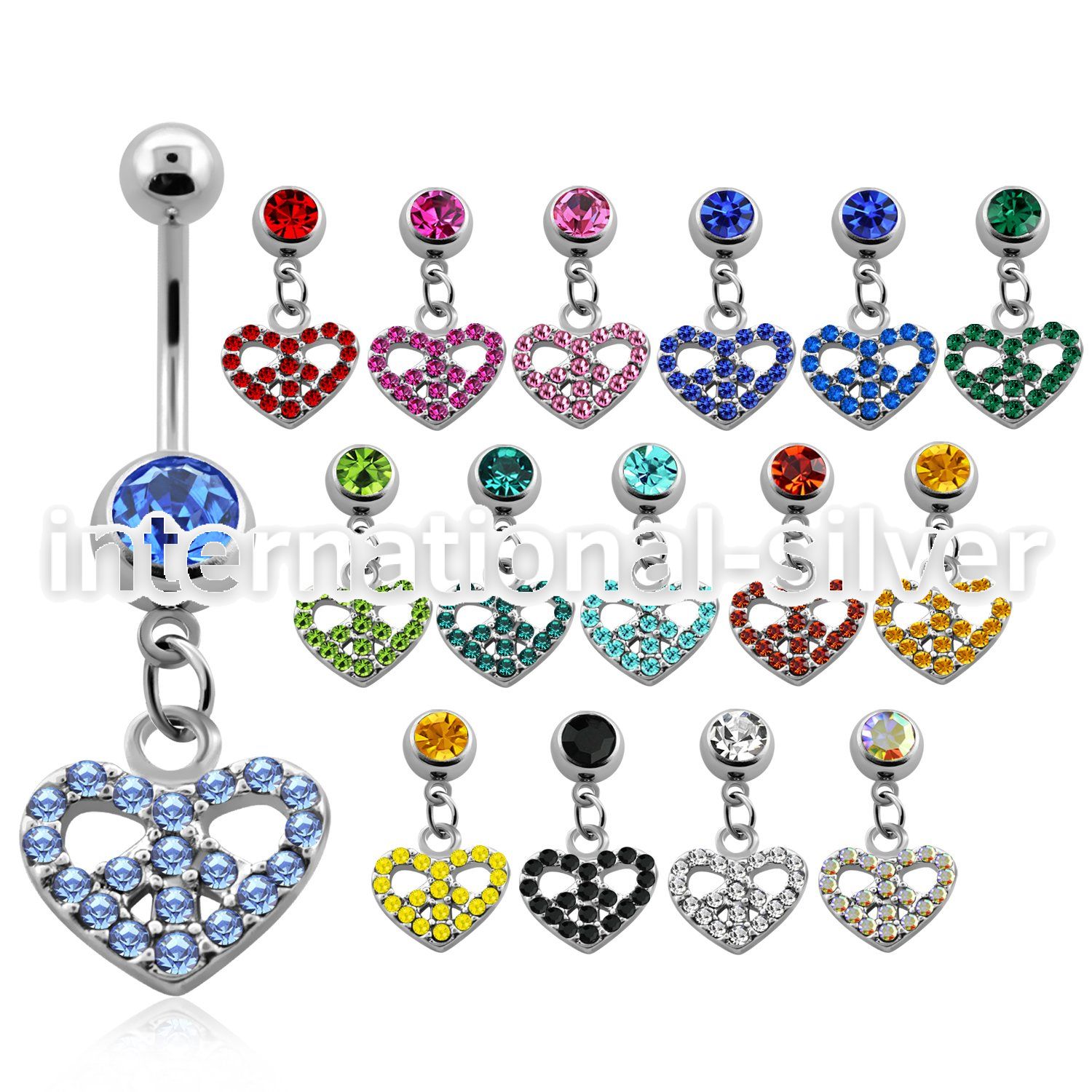 mcdhpe belly rings surgical steel 316l belly button
