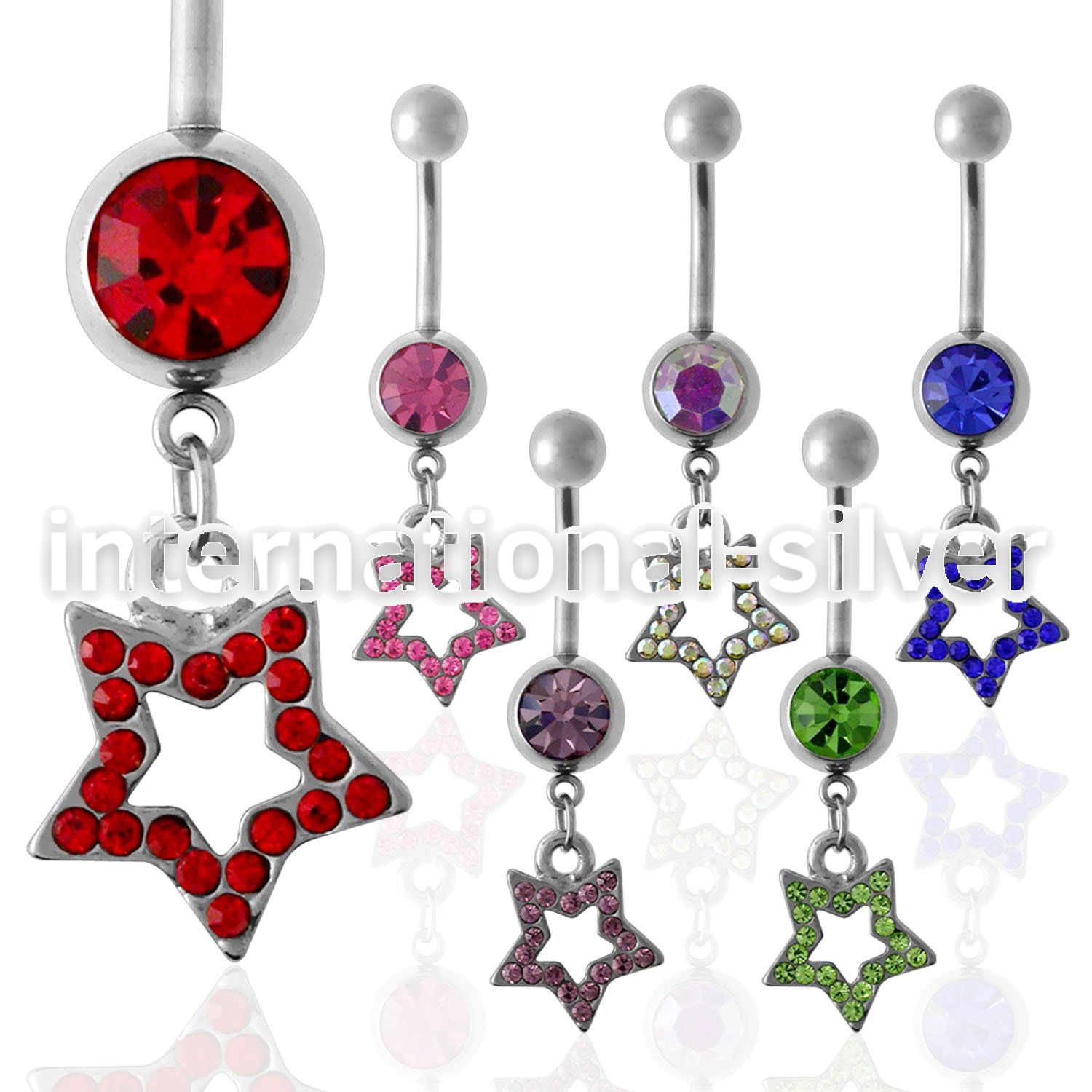 mcdsar5 belly rings surgical steel 316l belly button