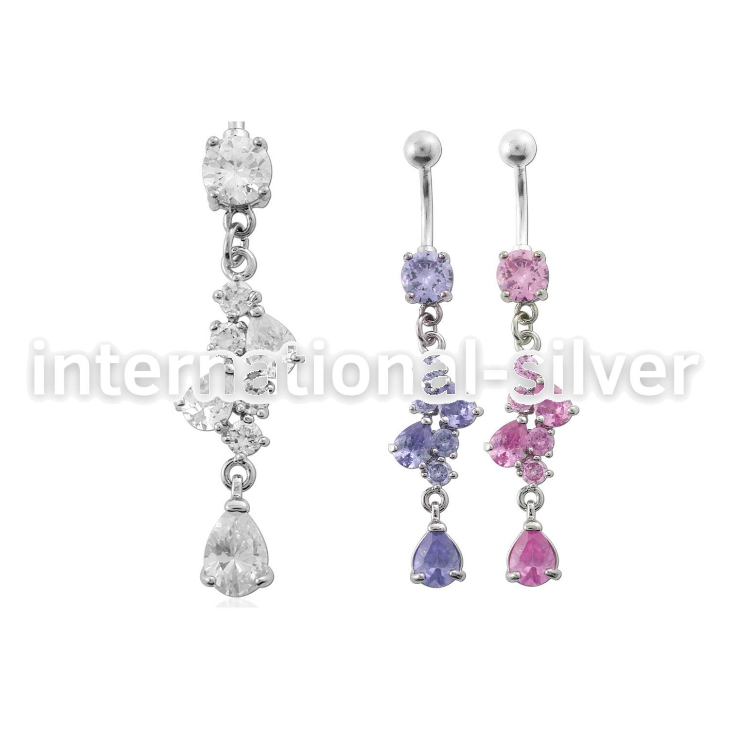 mcdz312 belly rings surgical steel 316l belly button