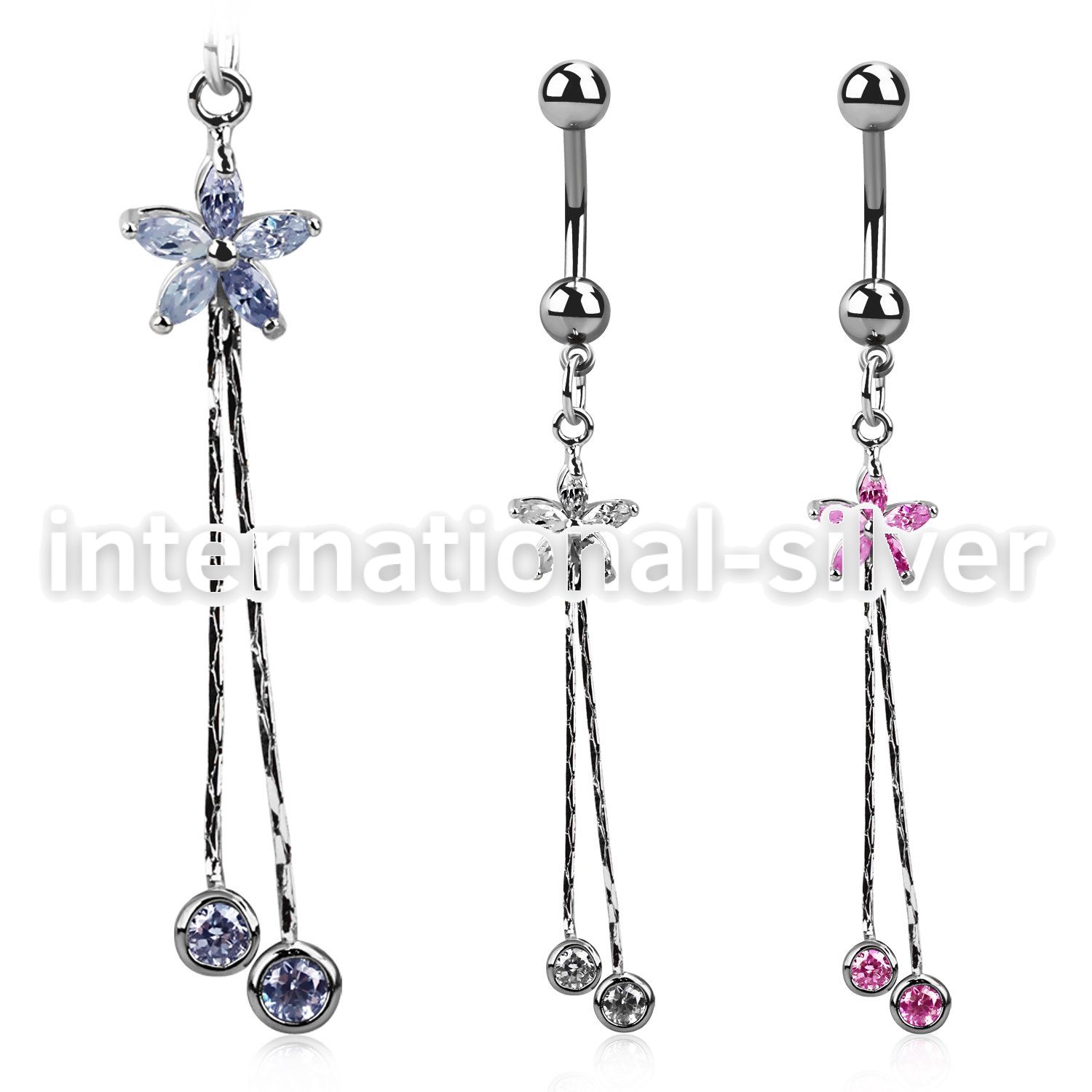 mcdz364 belly rings surgical steel 316l belly button