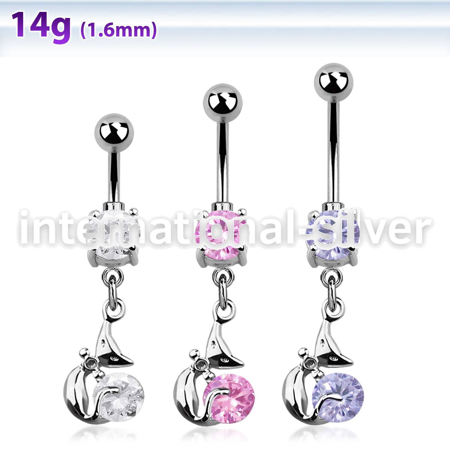 mcdz378 belly rings surgical steel 316l belly button