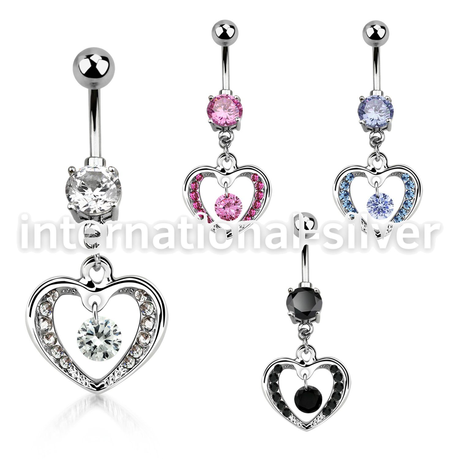 mcdz571 belly rings surgical steel 316l belly button