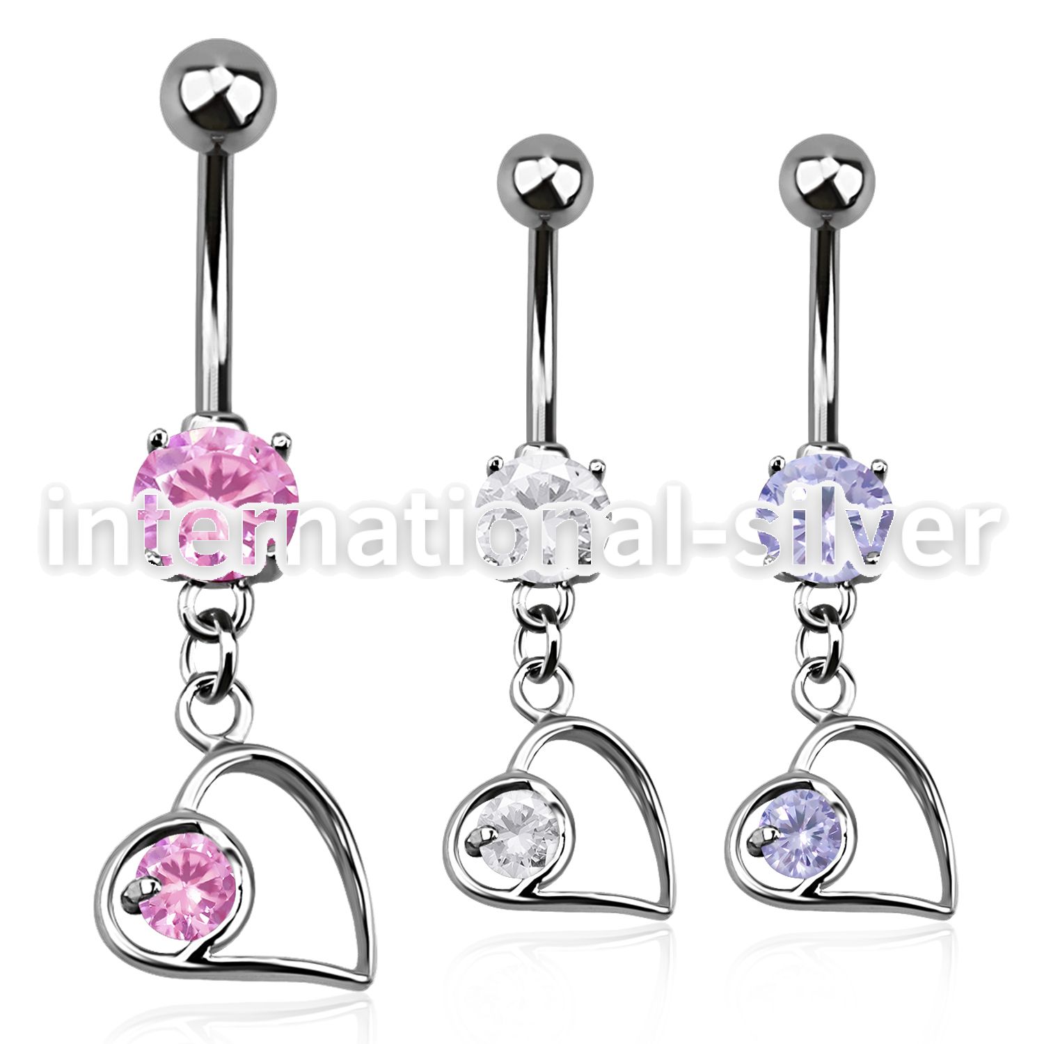 mcdz66 belly rings surgical steel 316l belly button