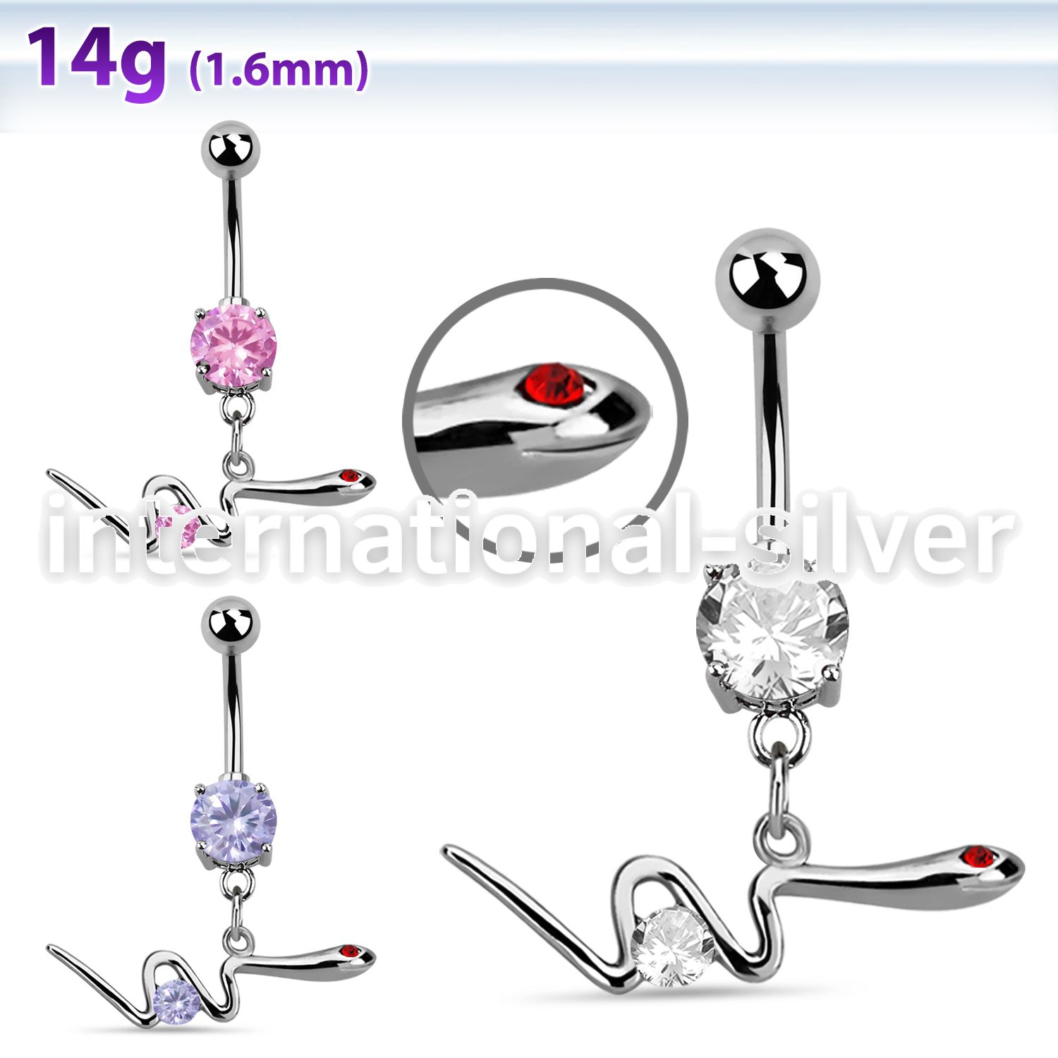 mcdz729 belly rings surgical steel 316l belly button
