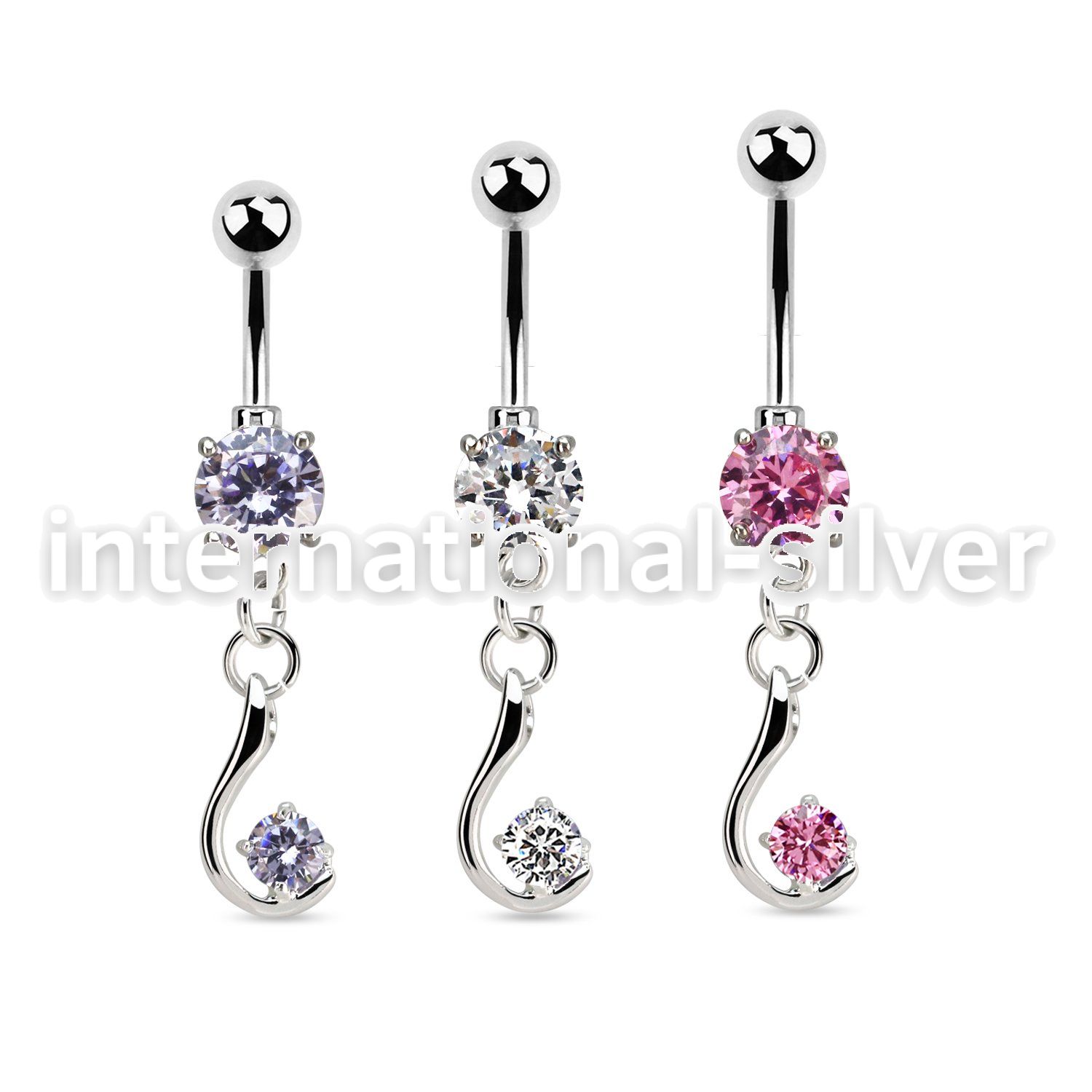 mcdz730 belly rings surgical steel 316l belly button