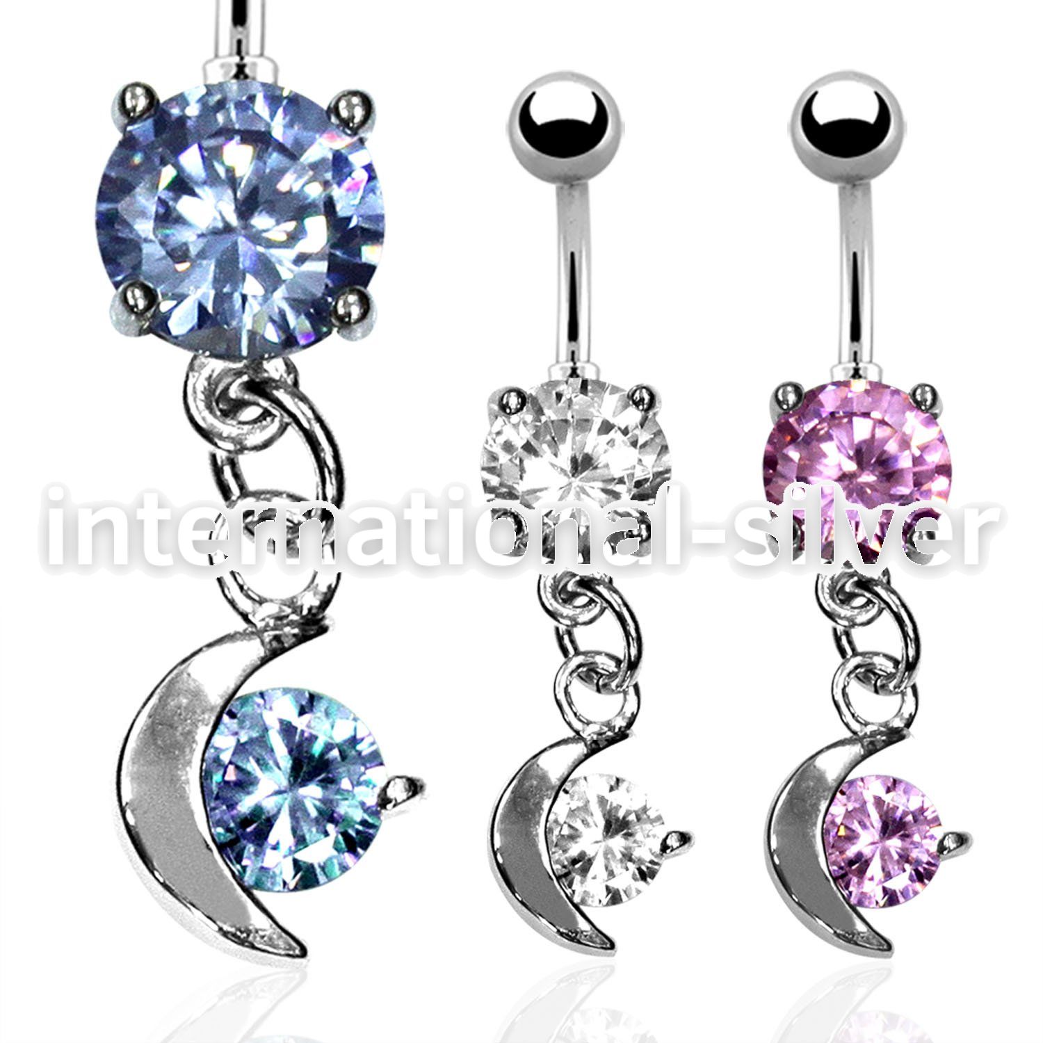 mcdz8 belly rings surgical steel 316l belly button