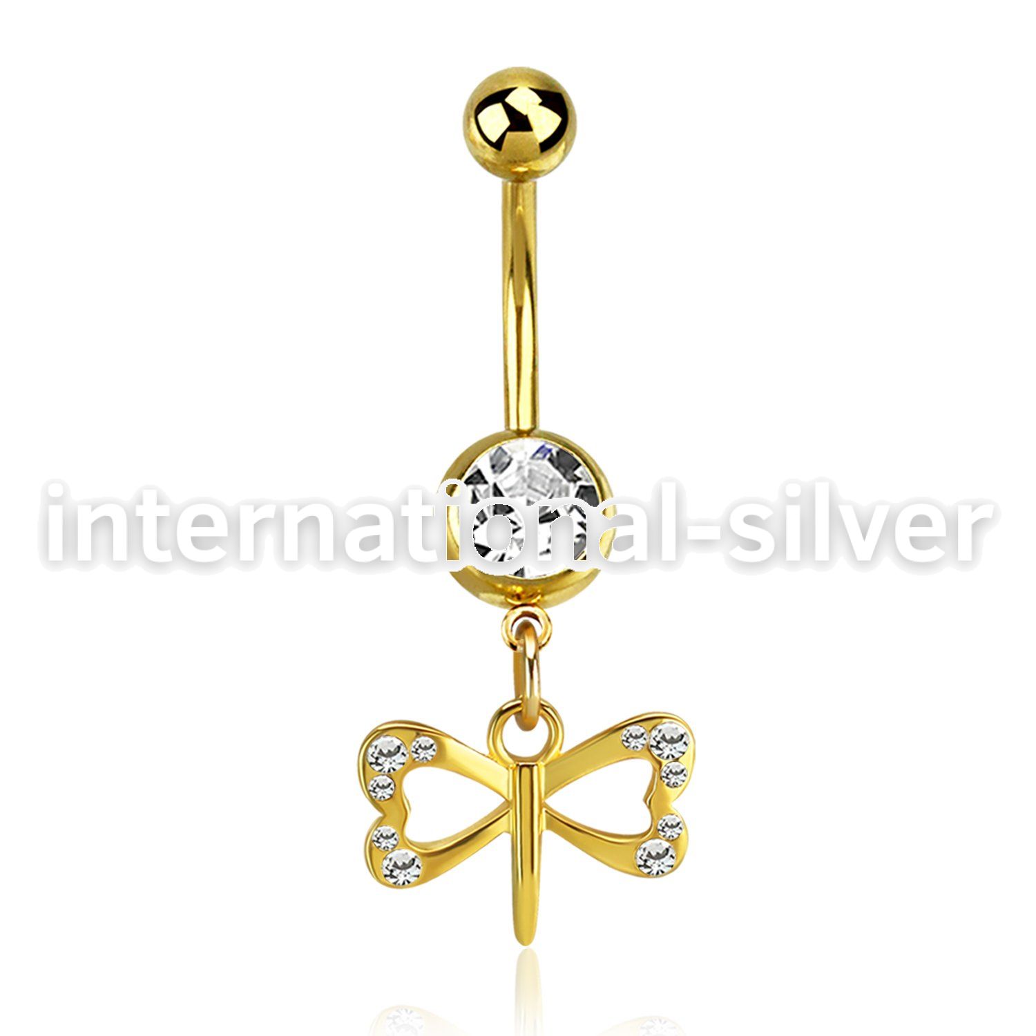 mdk761 anodized surgical steel belly bananas belly piercing