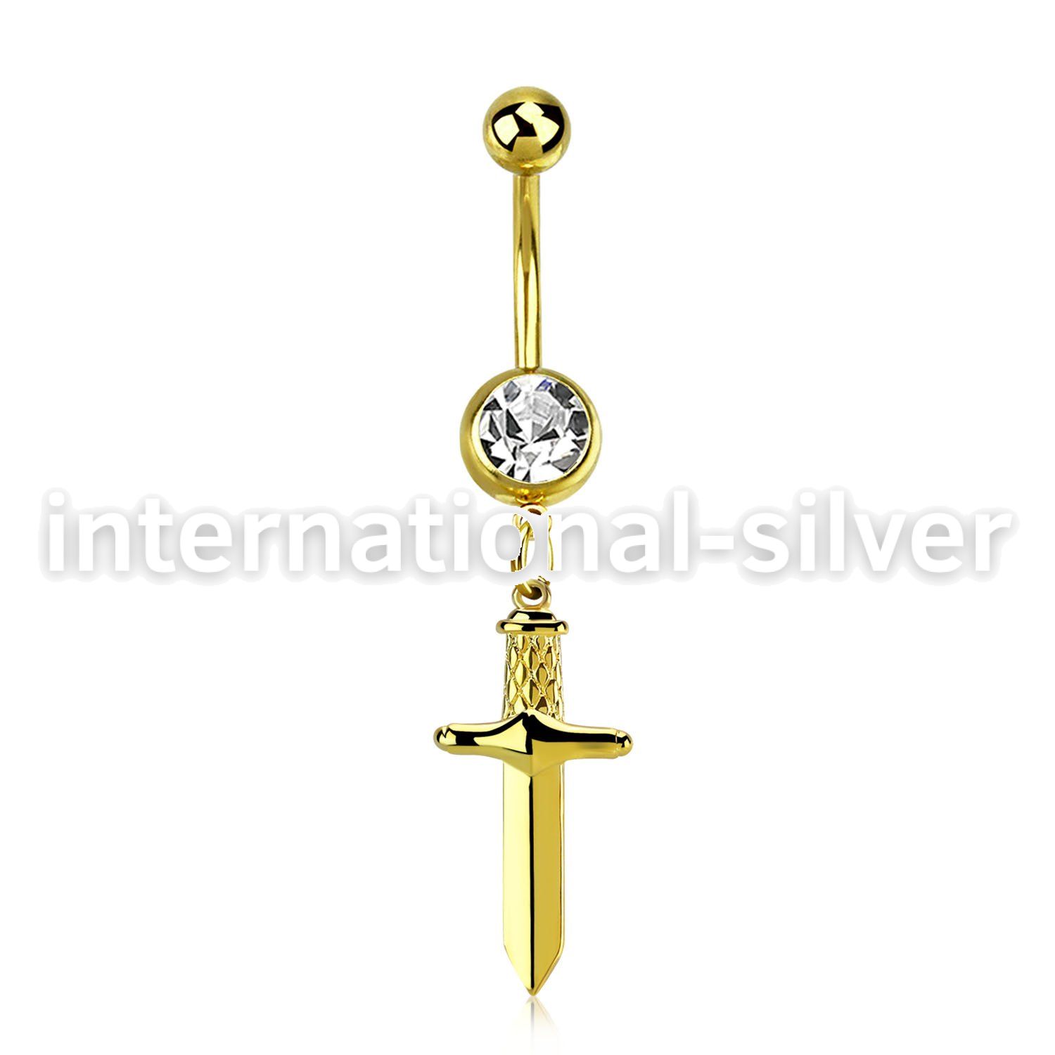 mdk768 anodized surgical steel belly bananas belly piercing