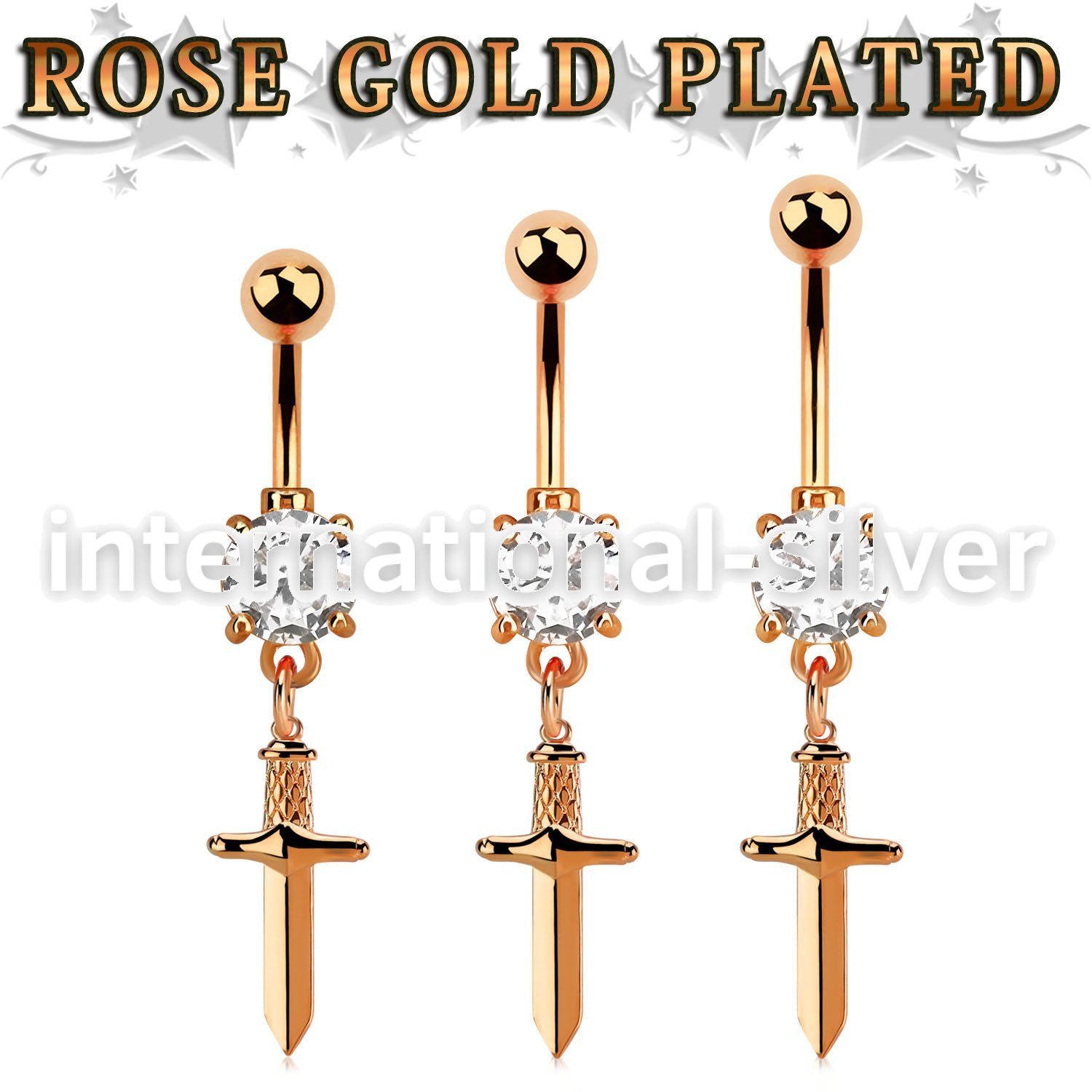 mdrz768 anodized surgical steel belly bananas belly piercing