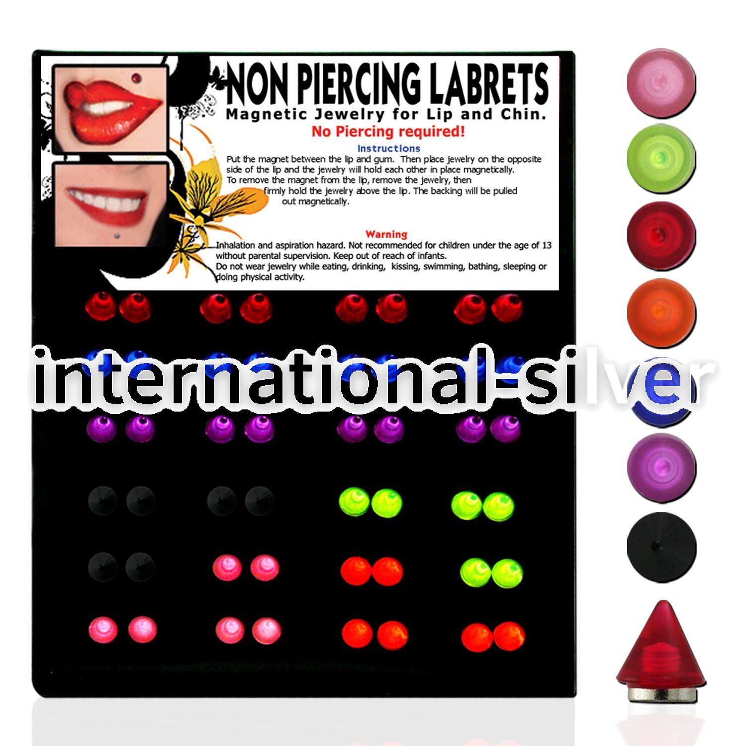 mg101 fake illusion body jewelry acrylic body jewelry belly button