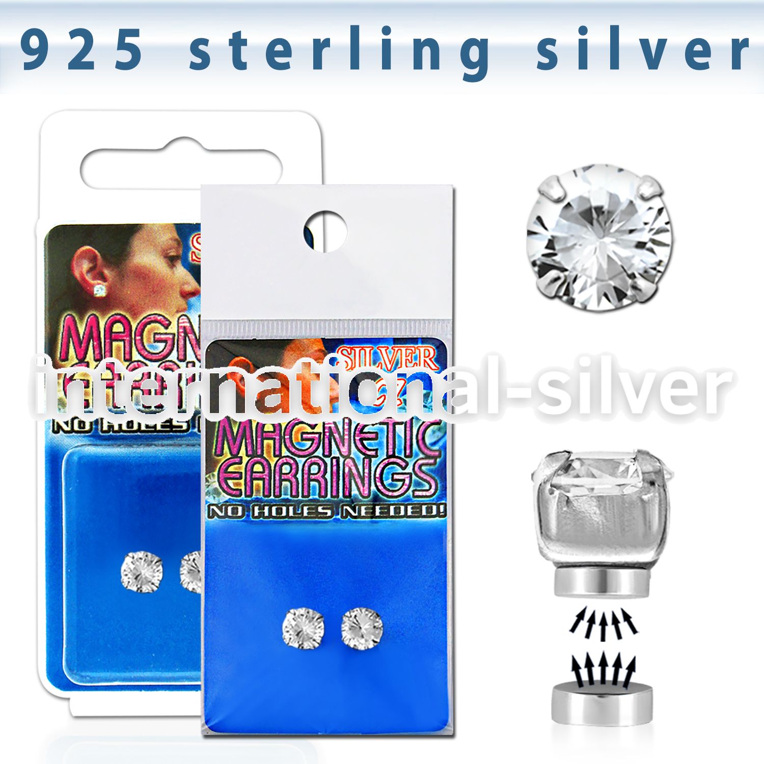 mgcz5 fake illusion body jewelry silver 925 belly button
