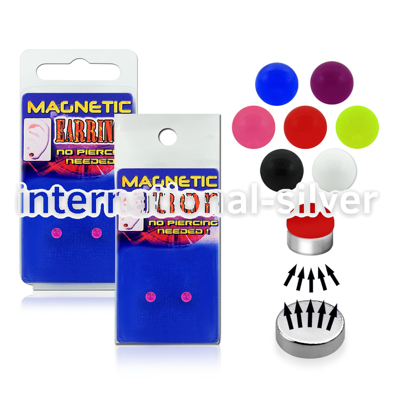 mger15 fake illusion body jewelry acrylic body jewelry belly button