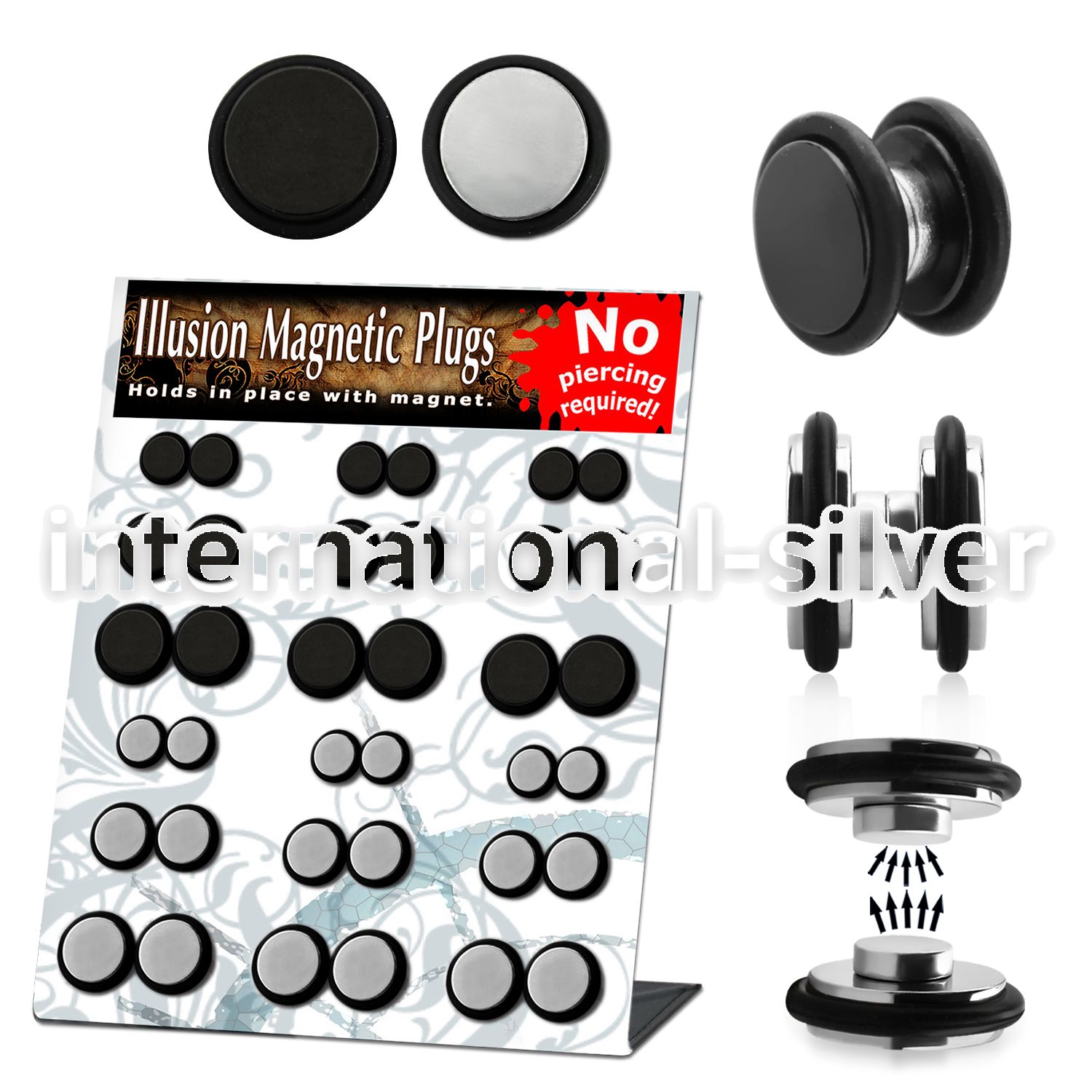 mgmpr cheaters  illusion plugs and tapers surgical steel 316l belly button