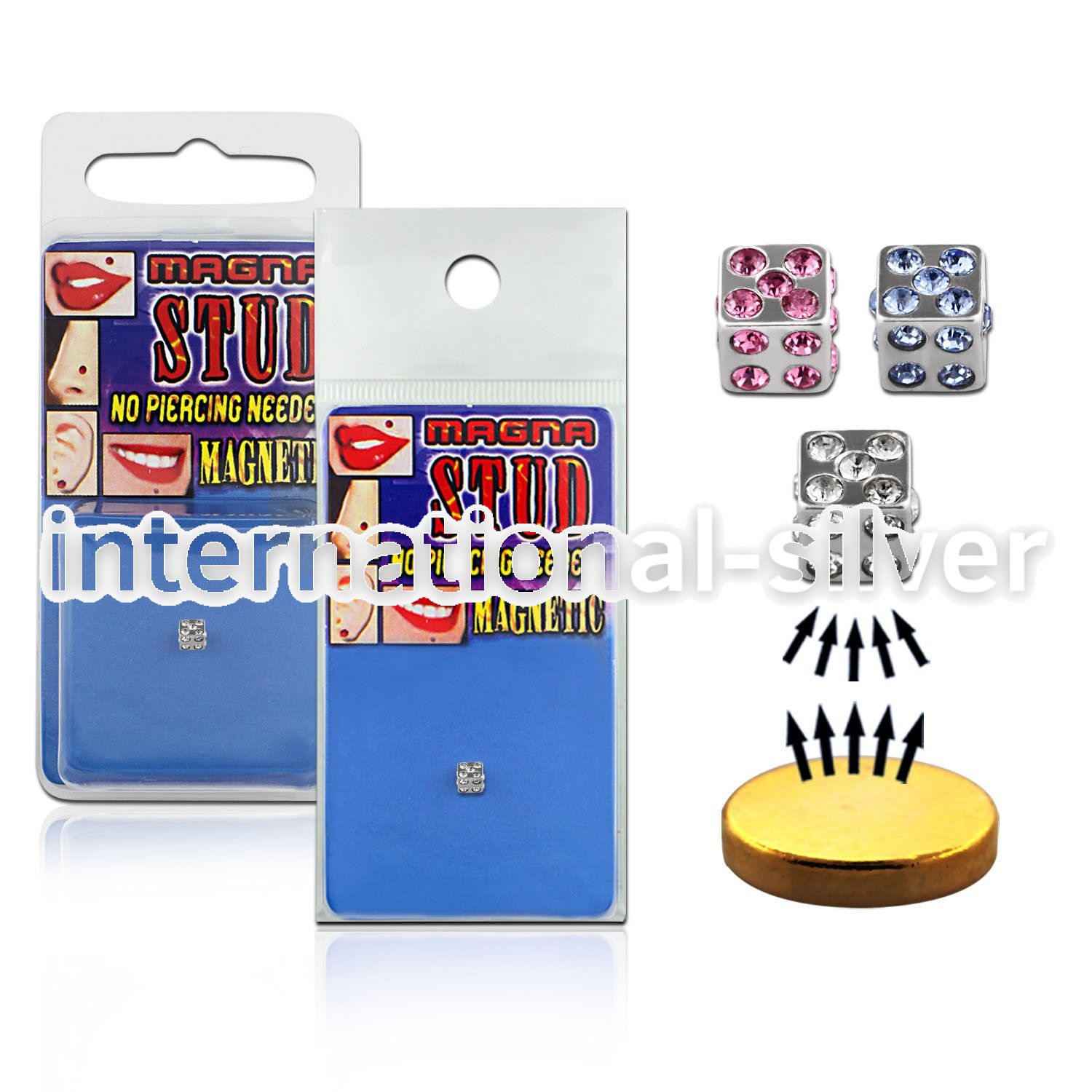 mgsdc4 fake illusion body jewelry surgical steel 316l belly button