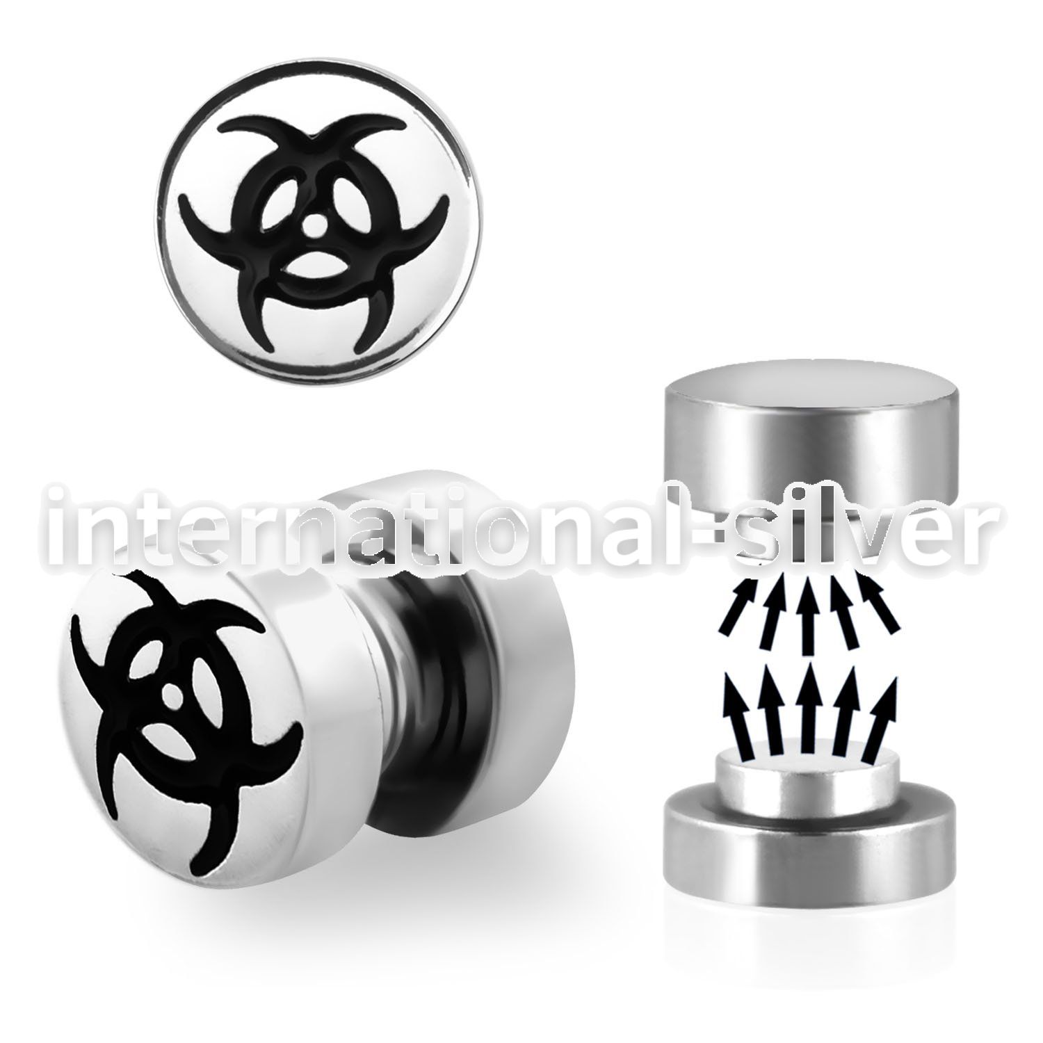 mip13 cheaters  illusion plugs and tapers surgical steel 316l ear lobe