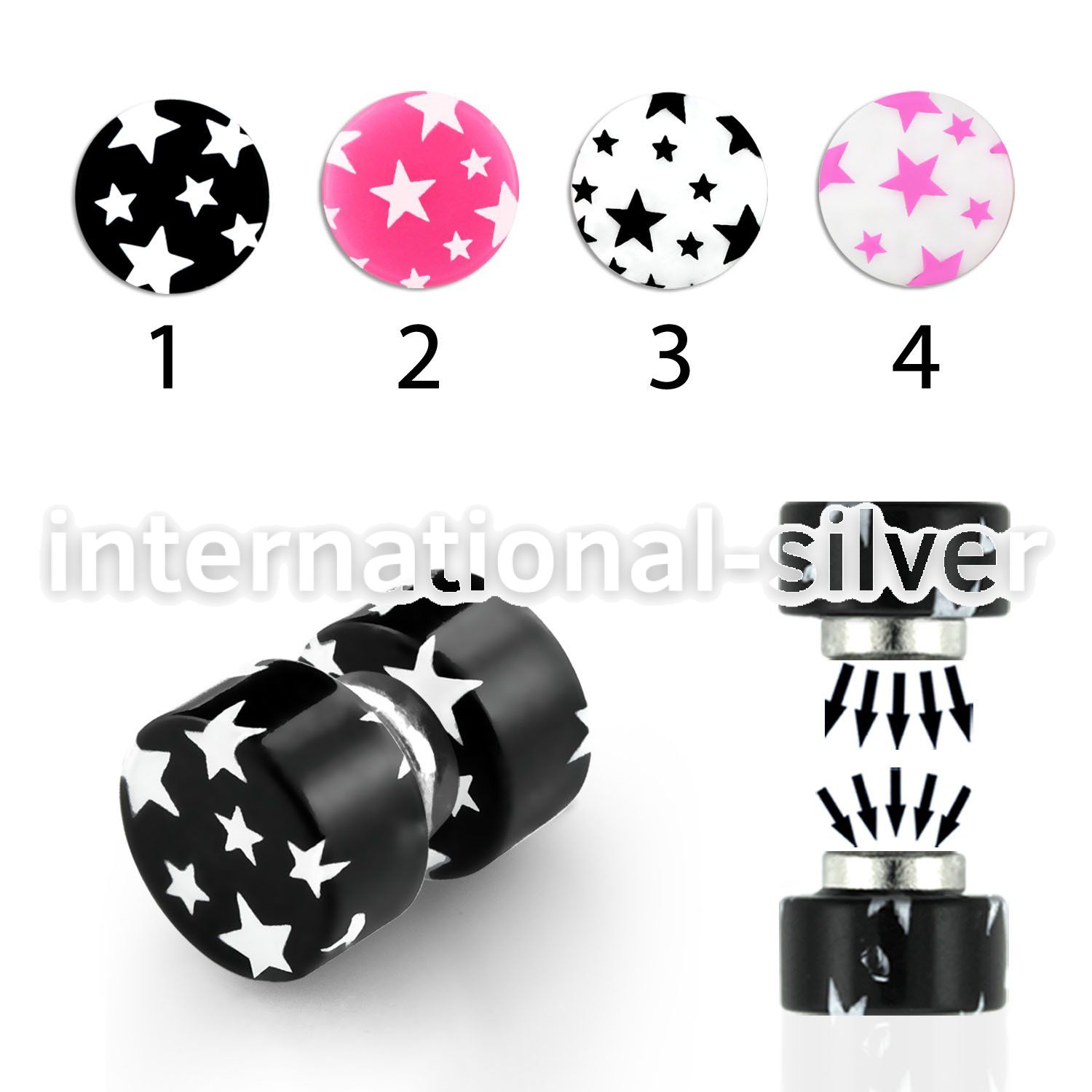 mpaa cheaters  illusion plugs and tapers acrylic body jewelry belly button