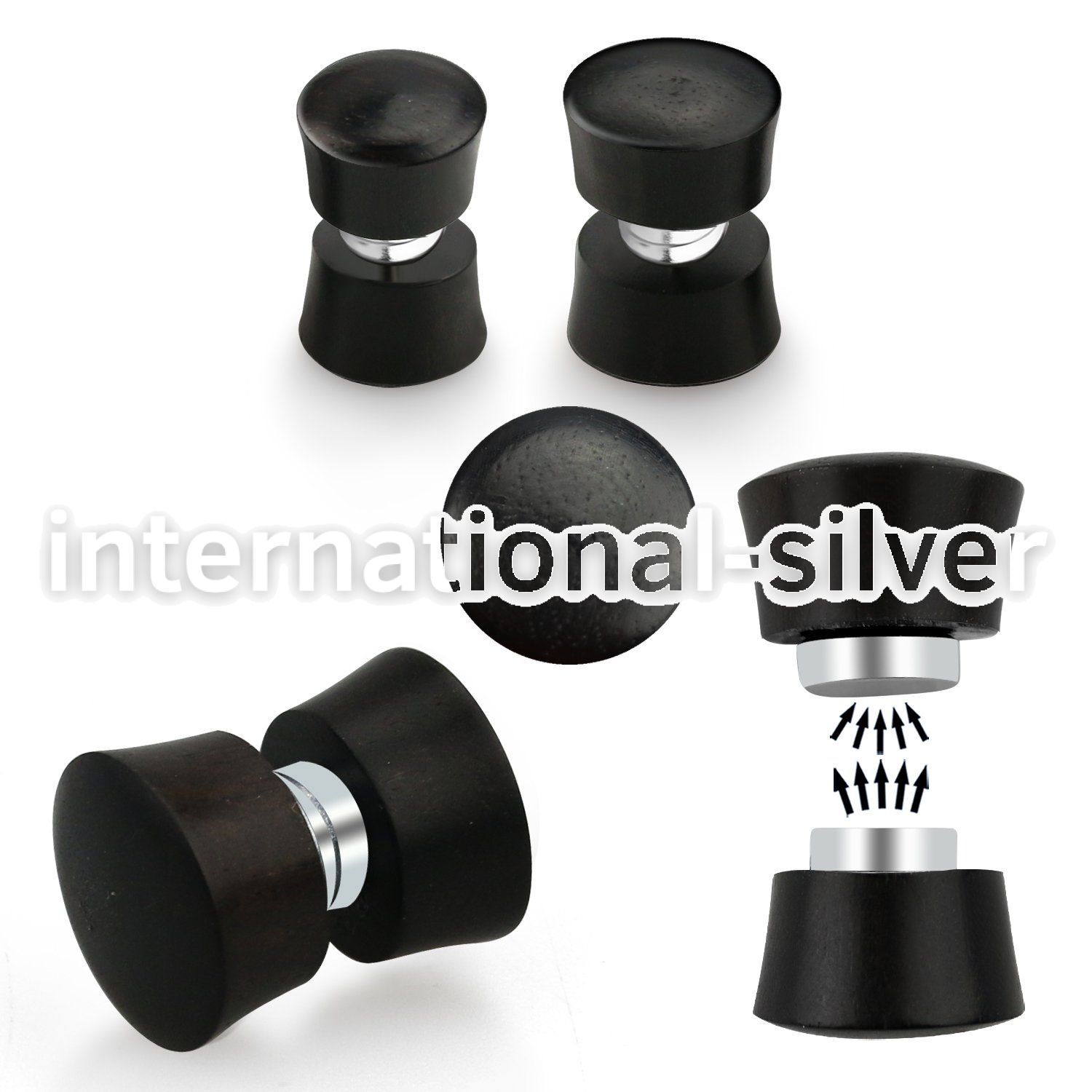 mpare cheaters  illusion plugs and tapers organic body jewelry 