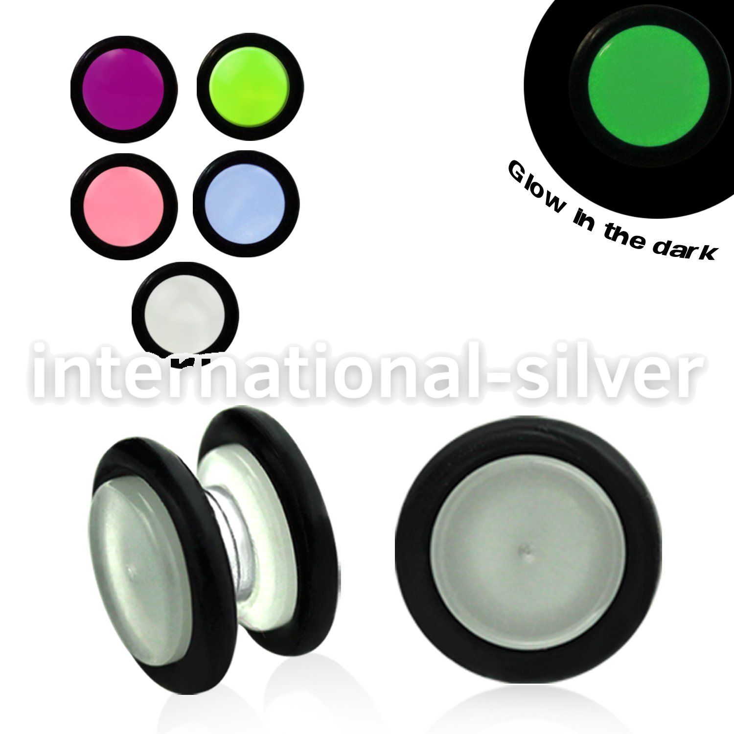 mpglr cheaters  illusion plugs and tapers acrylic body jewelry belly button