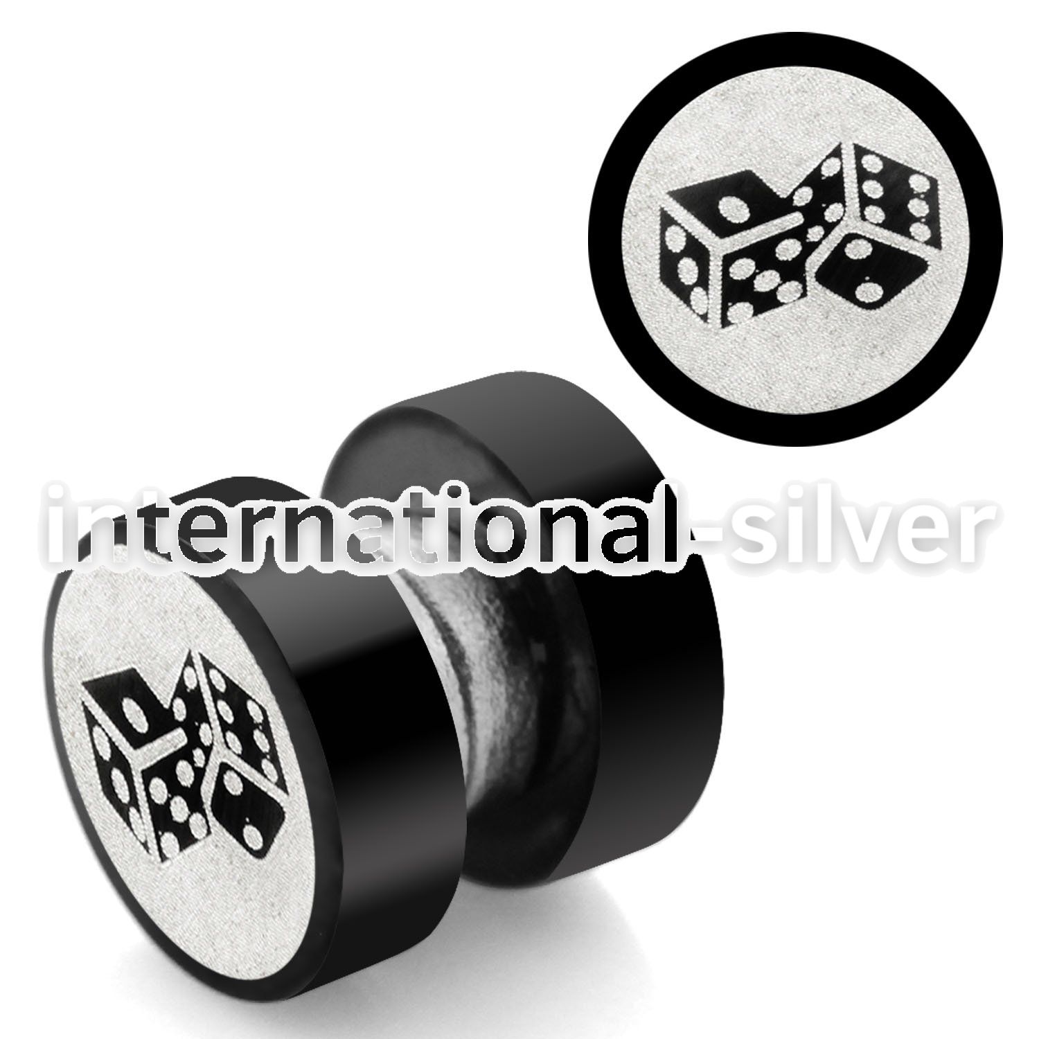 mpls8 cheaters  illusion plugs and tapers anodized surgical steel 316l belly button