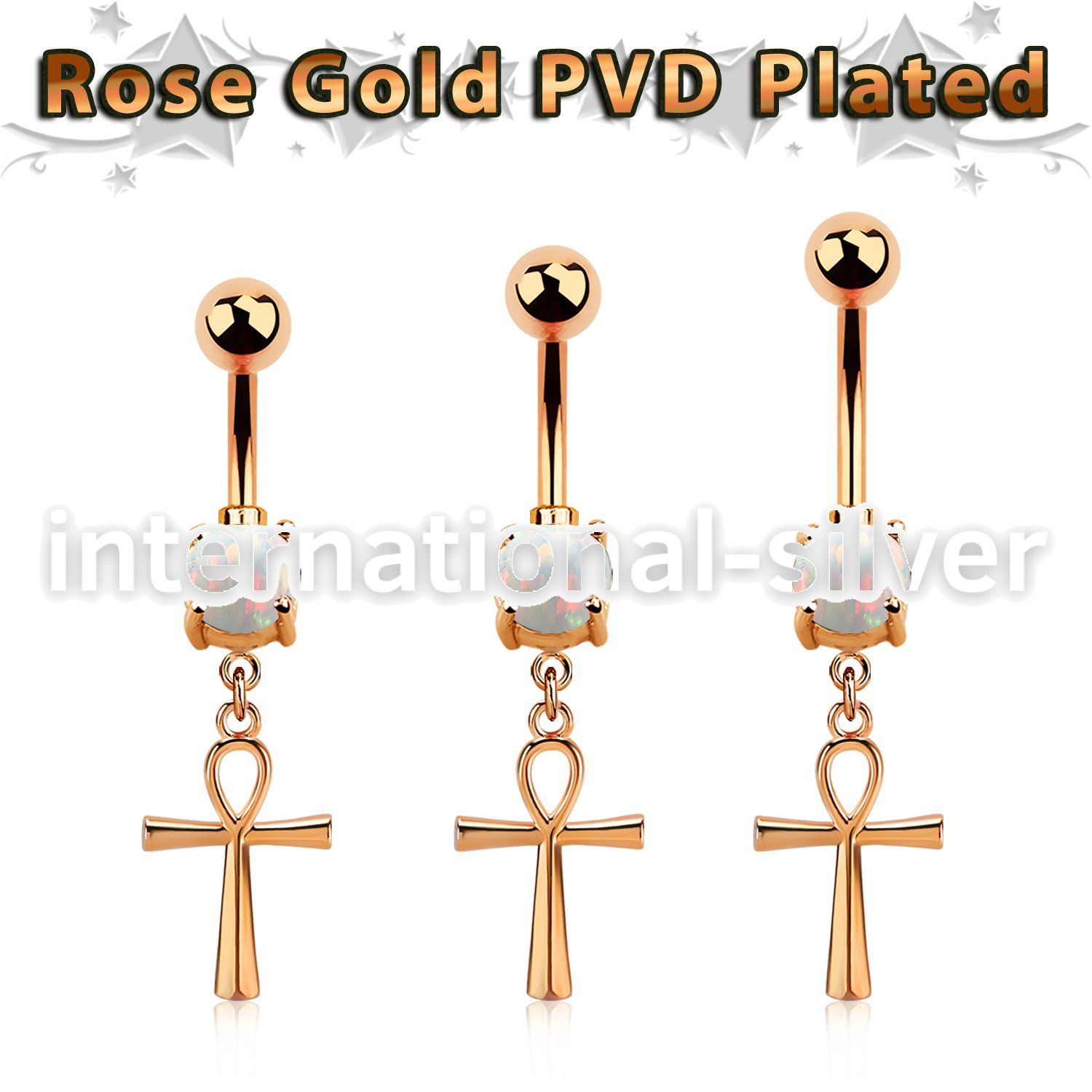 mro769 anodized surgical steel belly bananas belly piercing