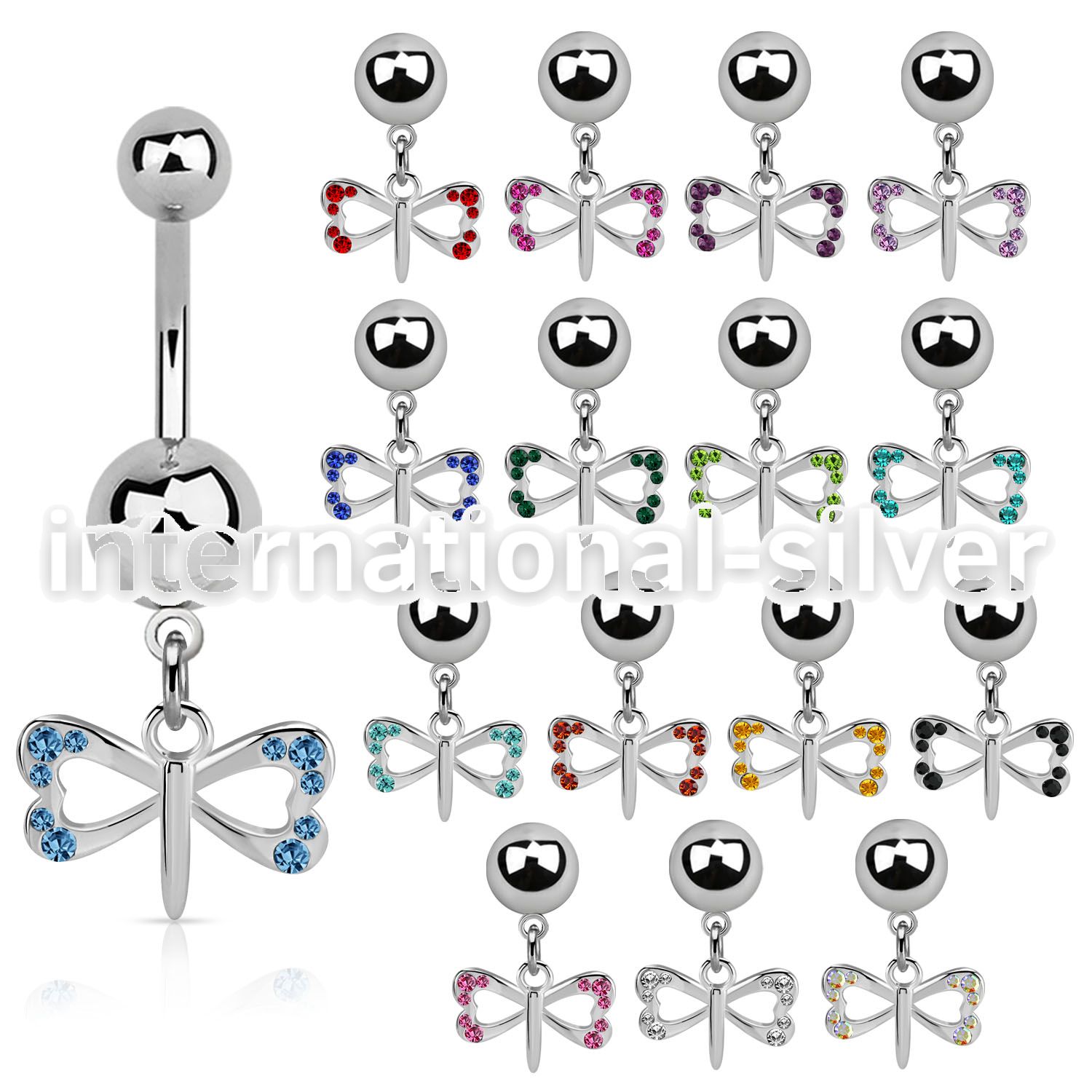msd761 surgical steel belly bananas belly piercing
