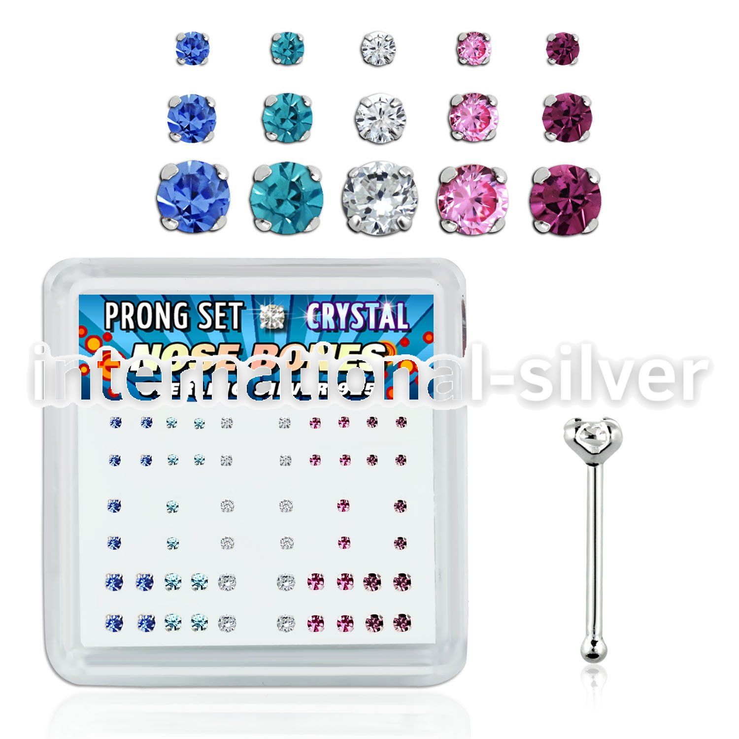 nbbxpbm nose bone silver 925 nose