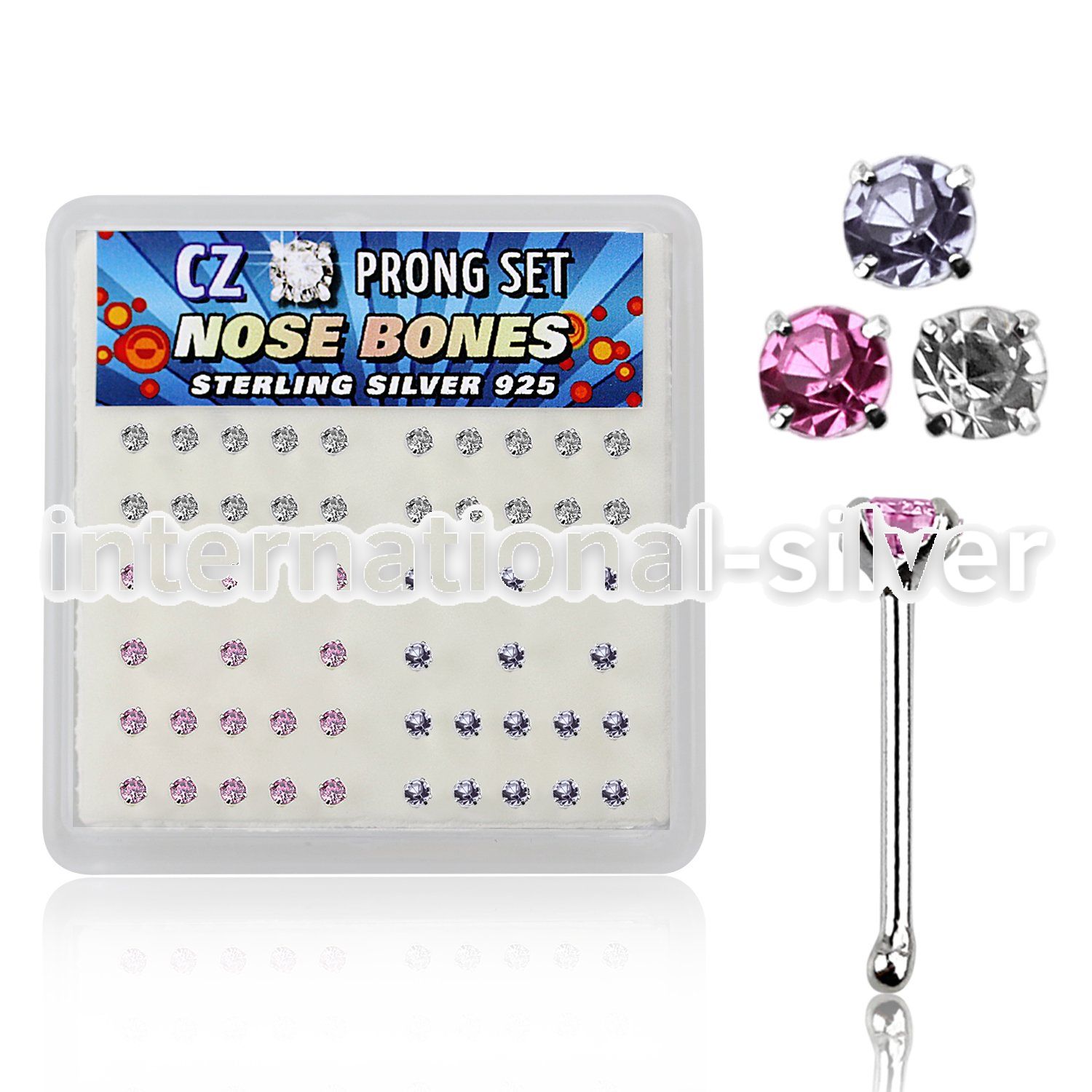 nbczbxm nose bone silver 925 nose