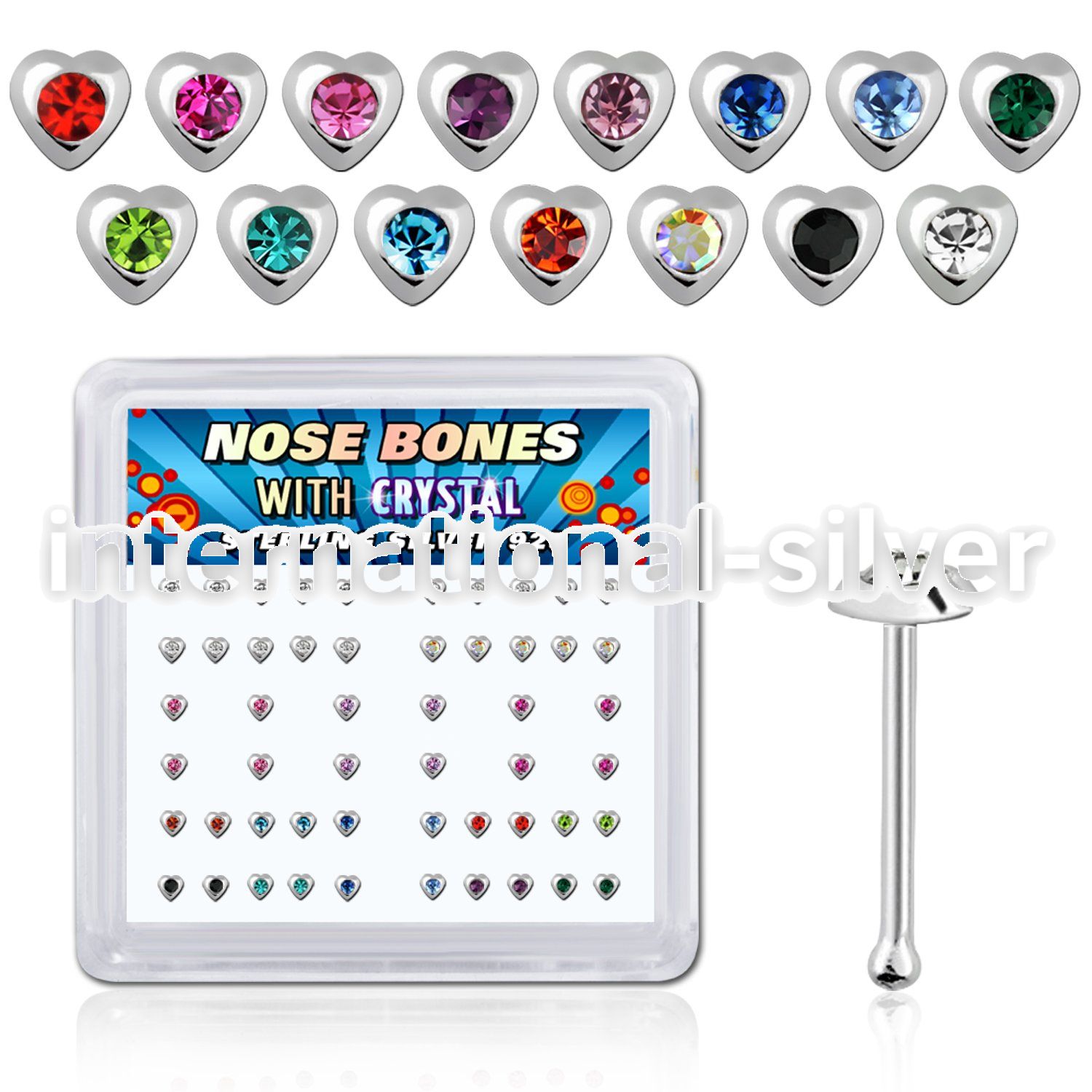 nbhrbxm nose bone silver 925 nose