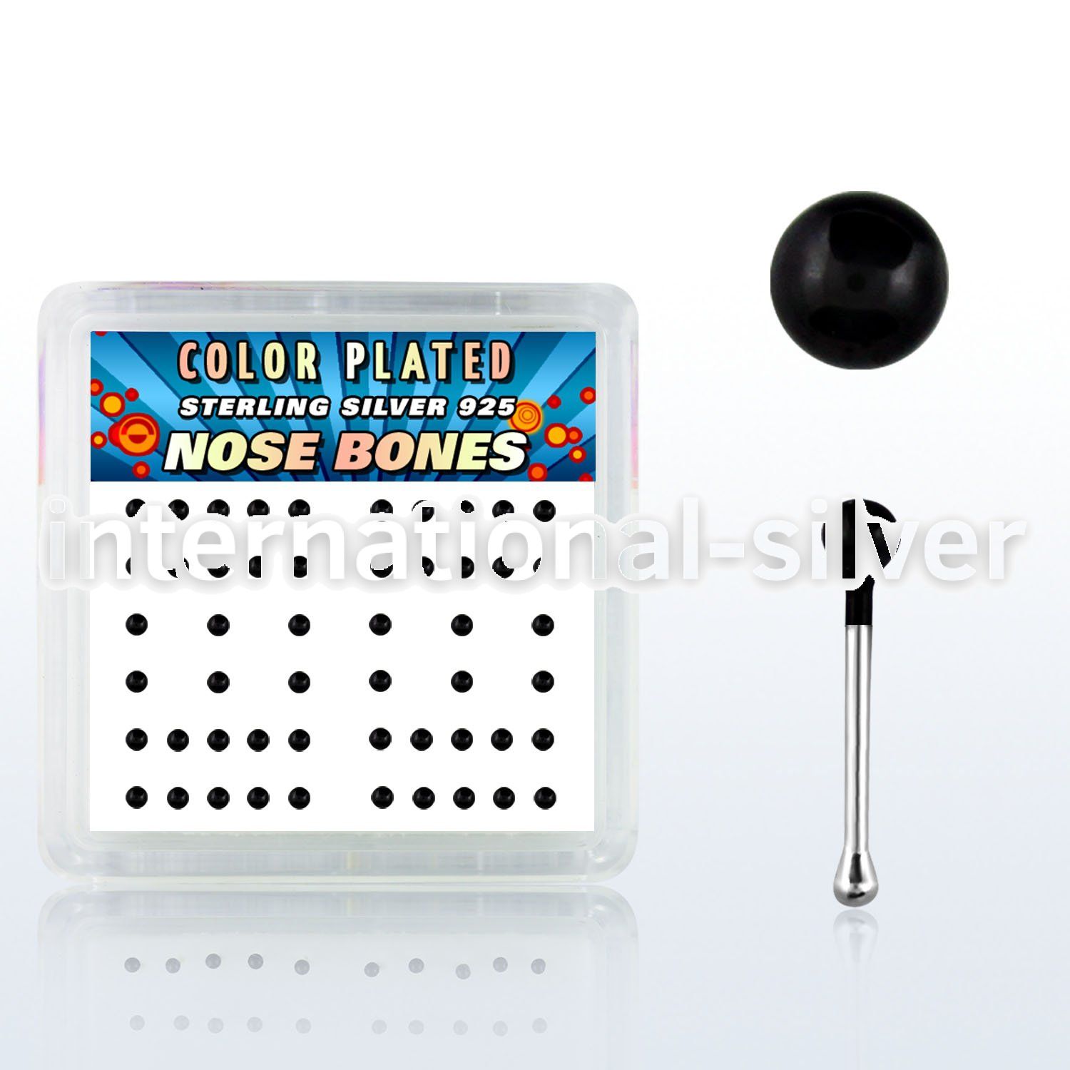 nbkbbx2 nose bone silver 925 nose