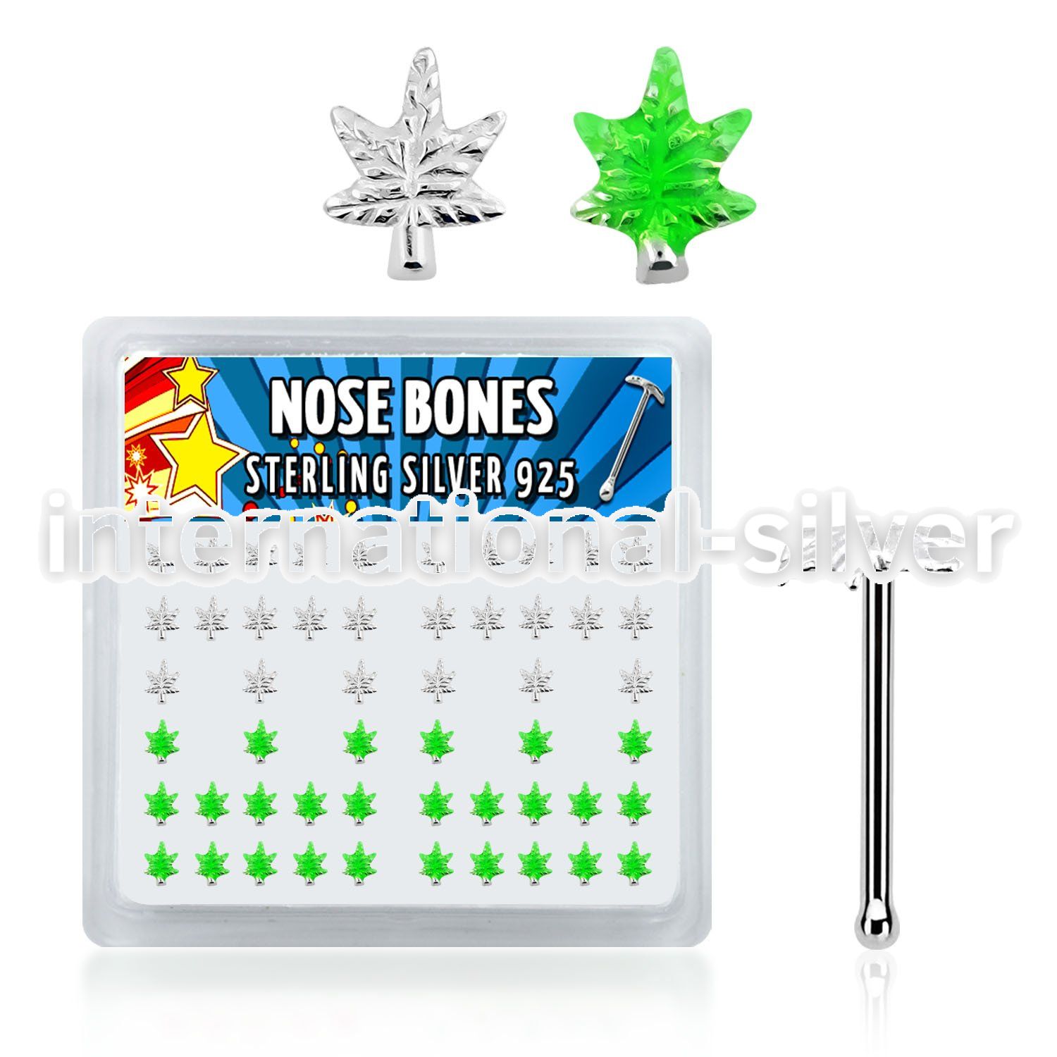 nbma nose bone silver 925 nose