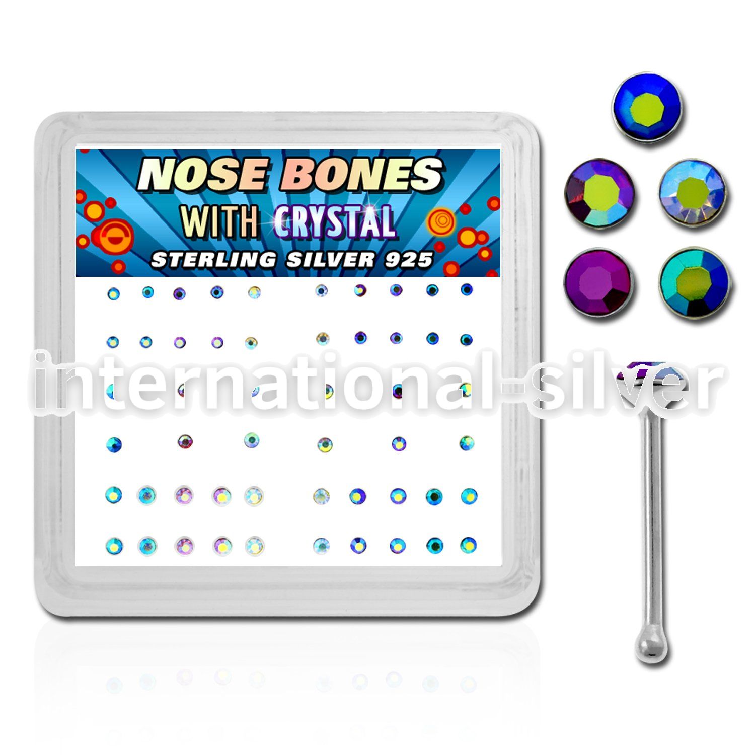 nbmabm nose bone silver 925 nose