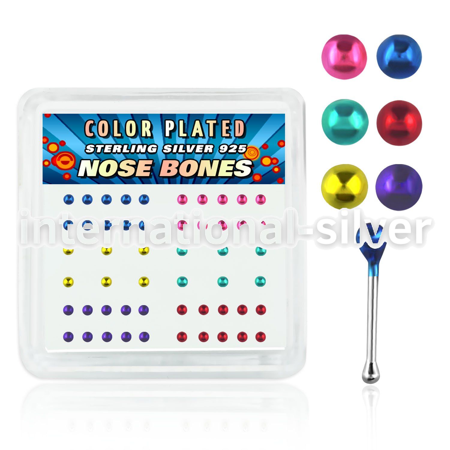 nbmtbx nose bone silver 925 nose