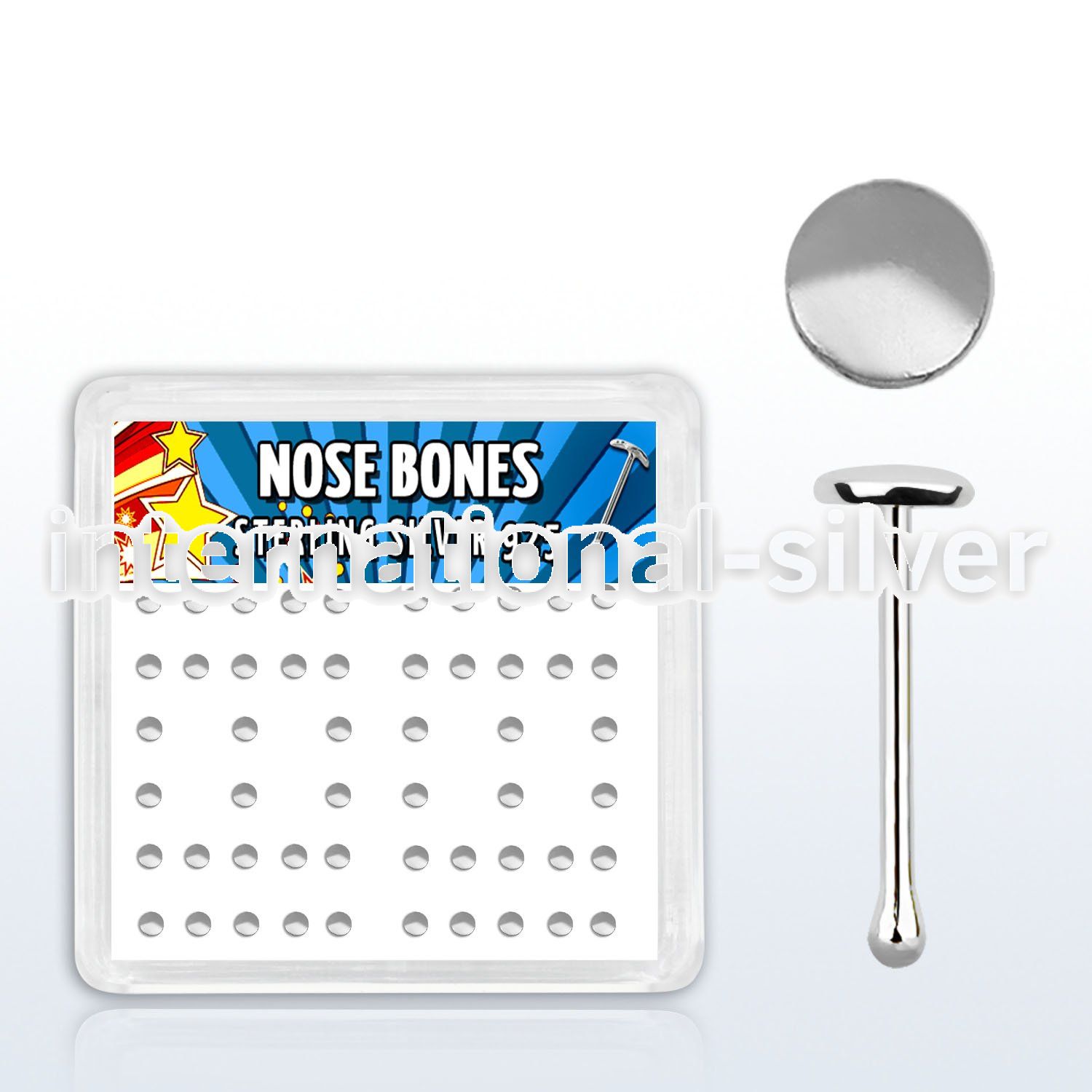 nbmx3 nose bone silver 925 nose