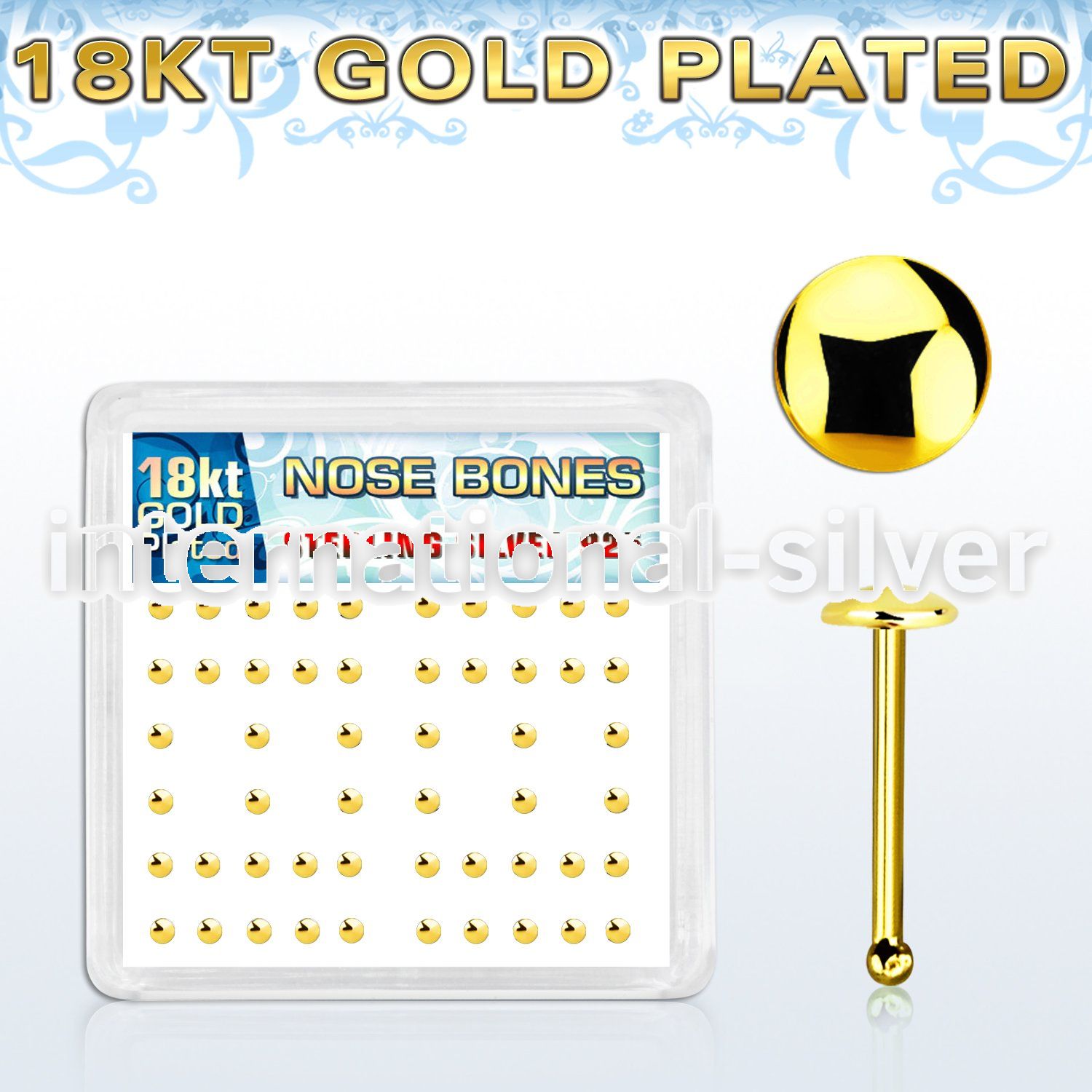 nbmx3rg nose bone silver 925 nose