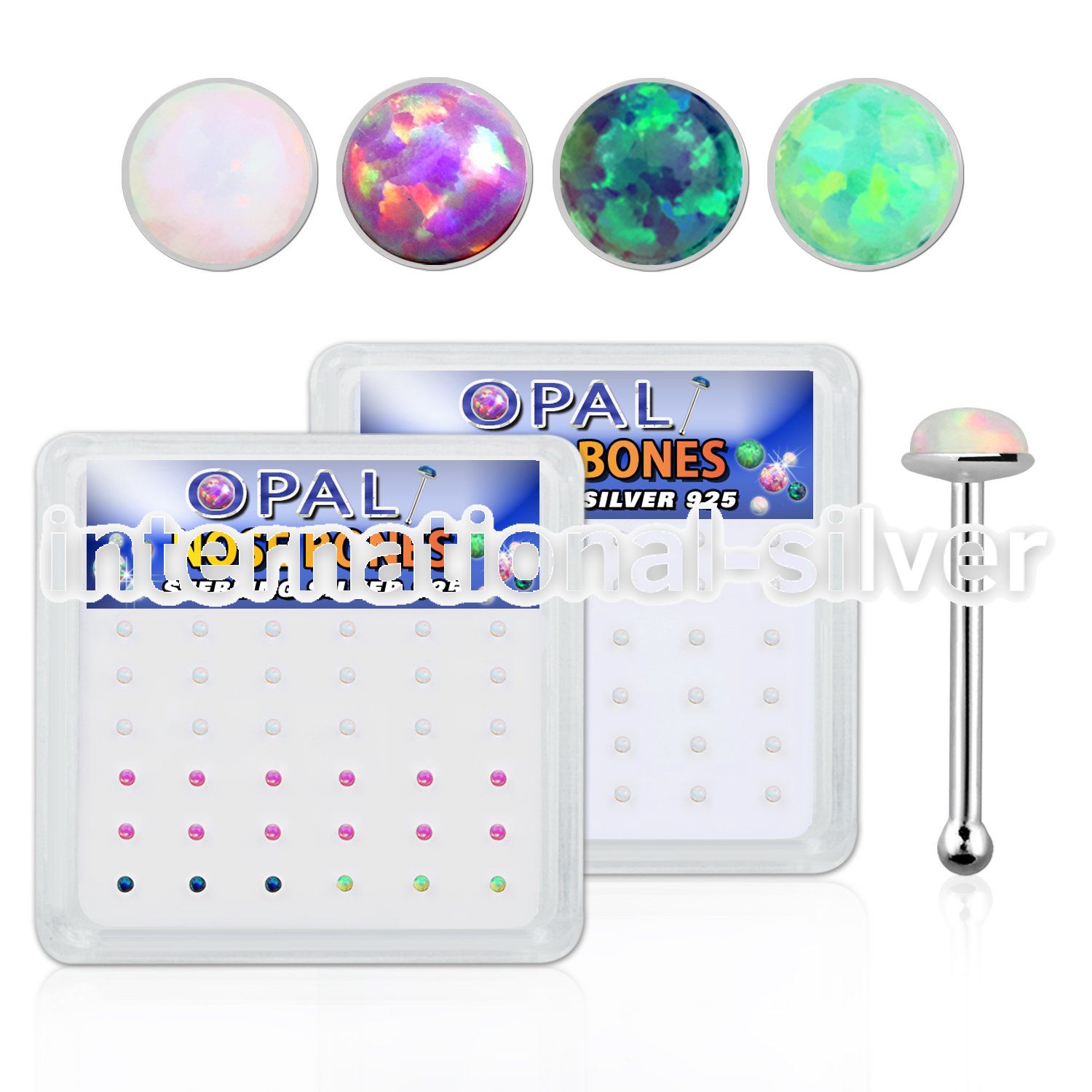 nbo15 nose bone silver 925 nose