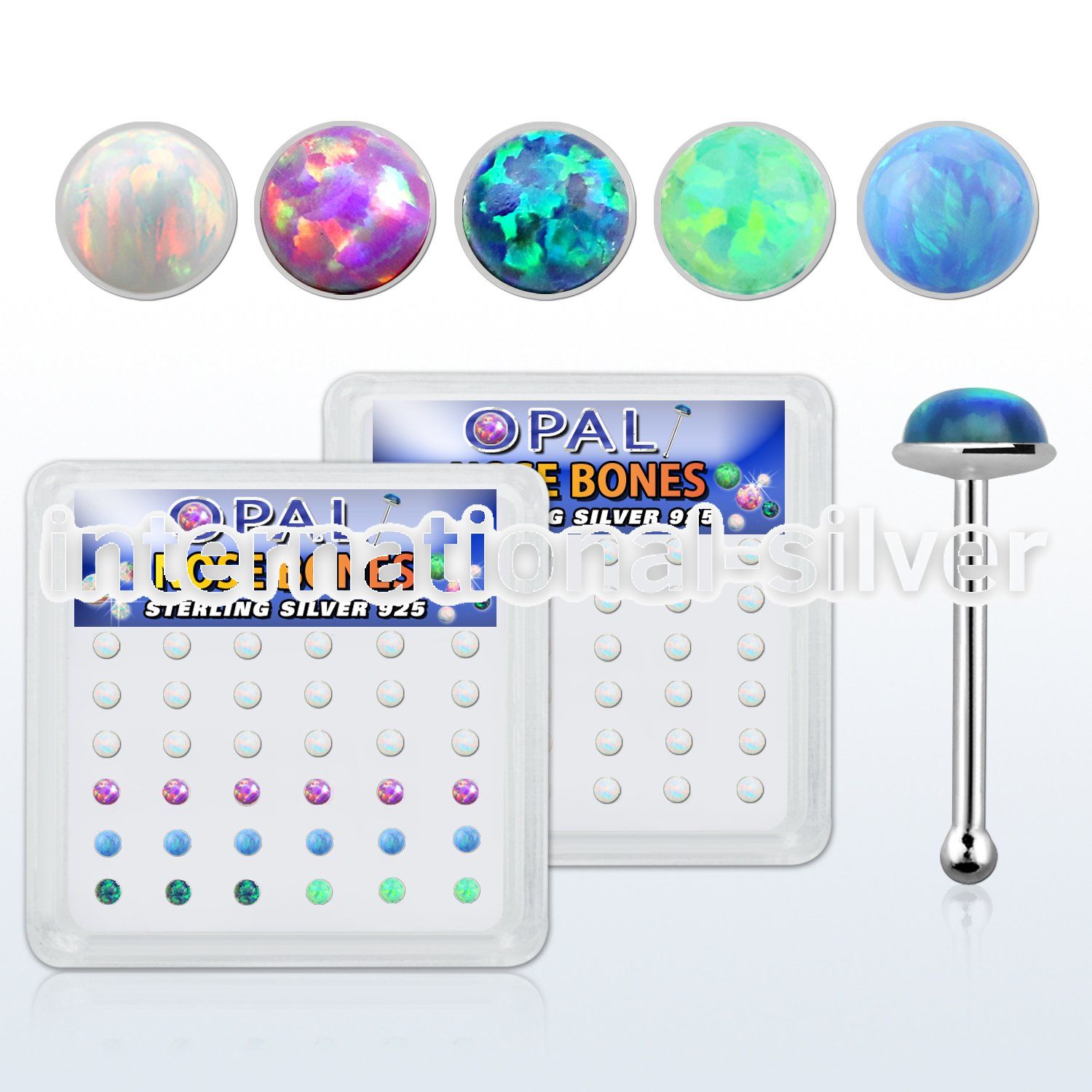 nbo25 nose bone silver 925 nose