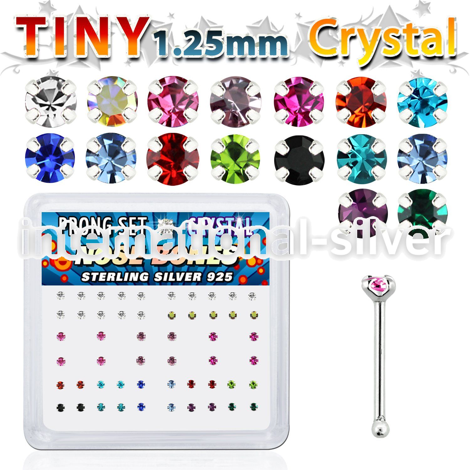 nbp6mx nose bone silver 925 nose