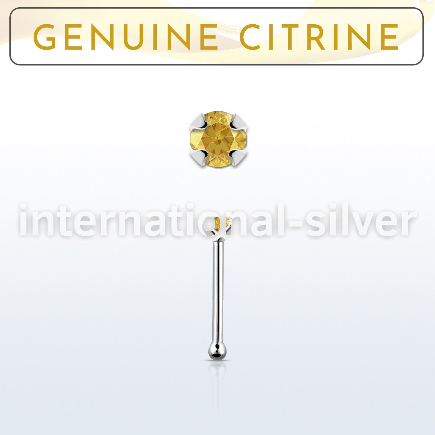 nbpge6 nose bone silver 925 nose