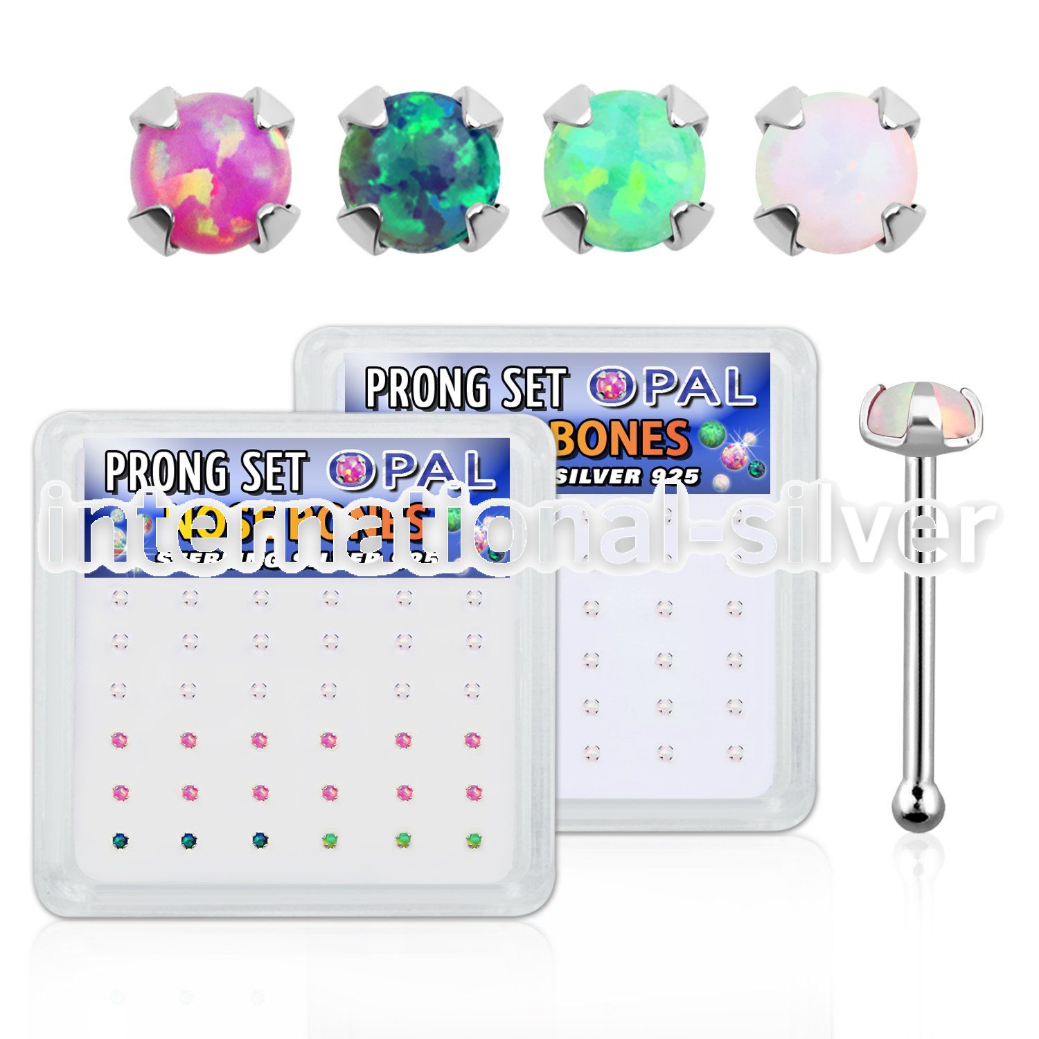 nbpo15 nose bone silver 925 nose