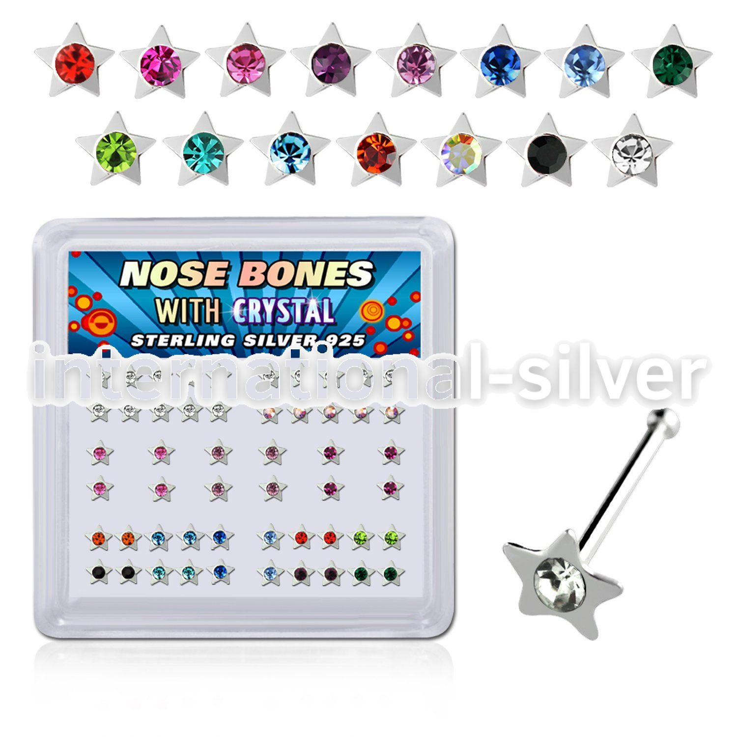nbsarbxm nose bone silver 925 nose