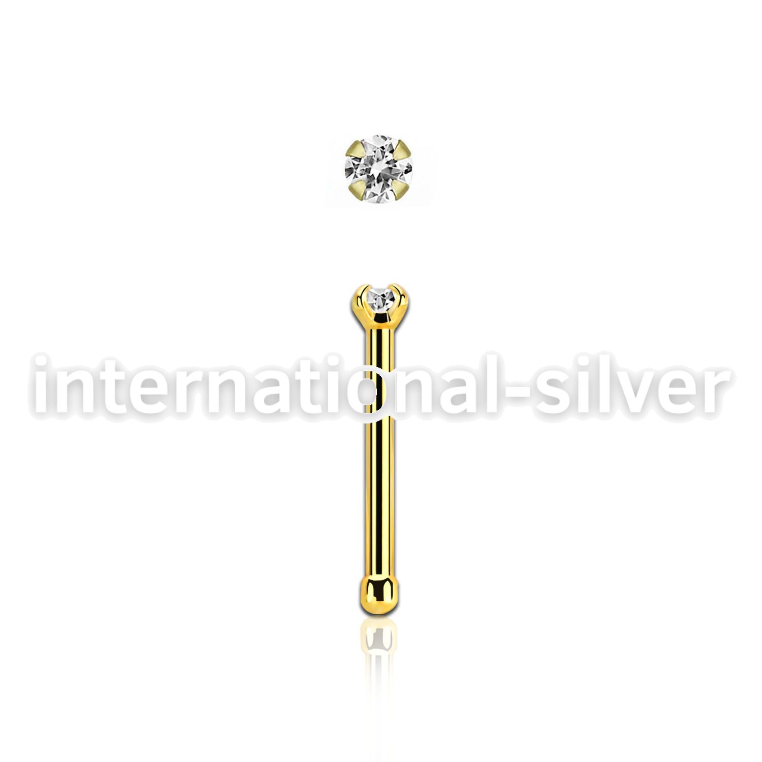 nbtzr15 anodized surgical steel nose bones nose  piercing