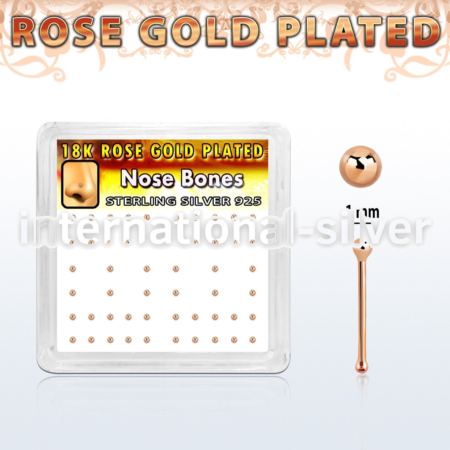 nbxrsb1 nose bone silver 925 nose