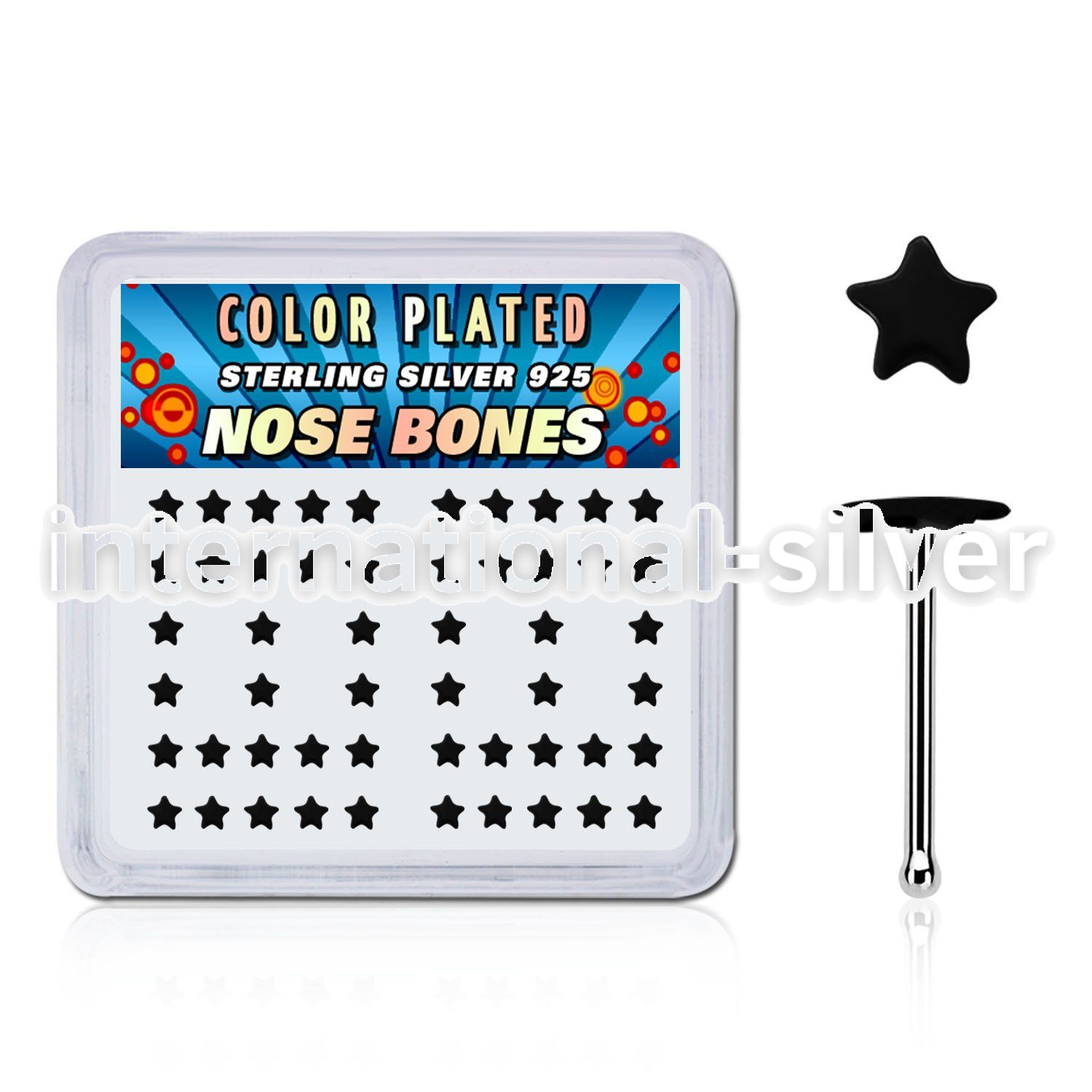 nbxsak nose bone silver 925 nose