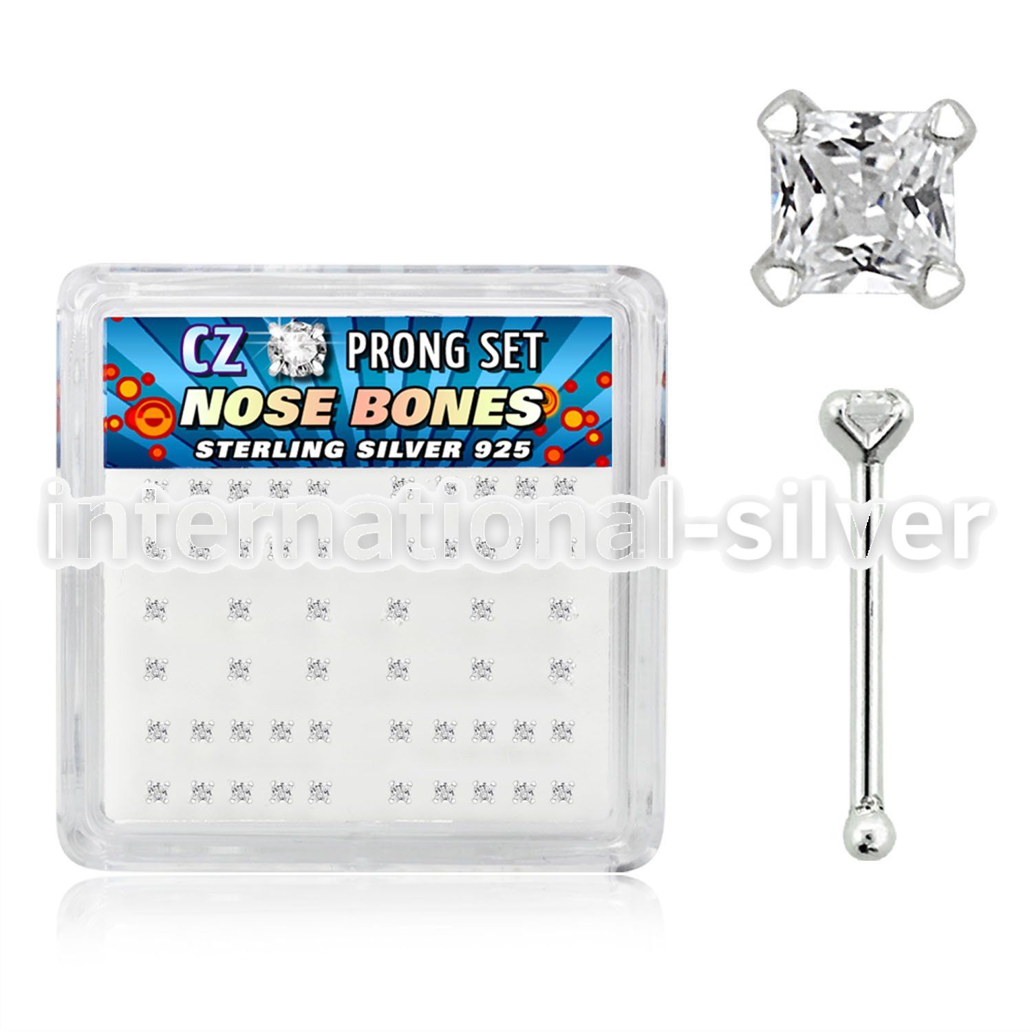 nbzqc nose bone silver 925 nose