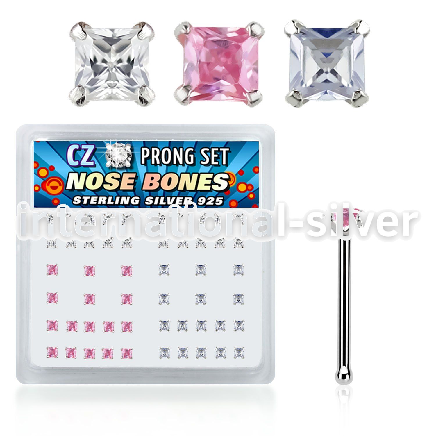 nbzqm nose bone silver 925 nose